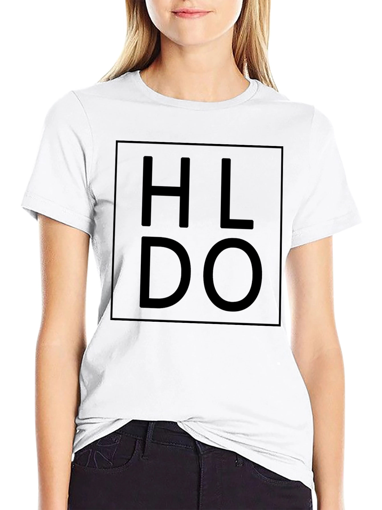 HLDO Graphic Print Black T-Shirt