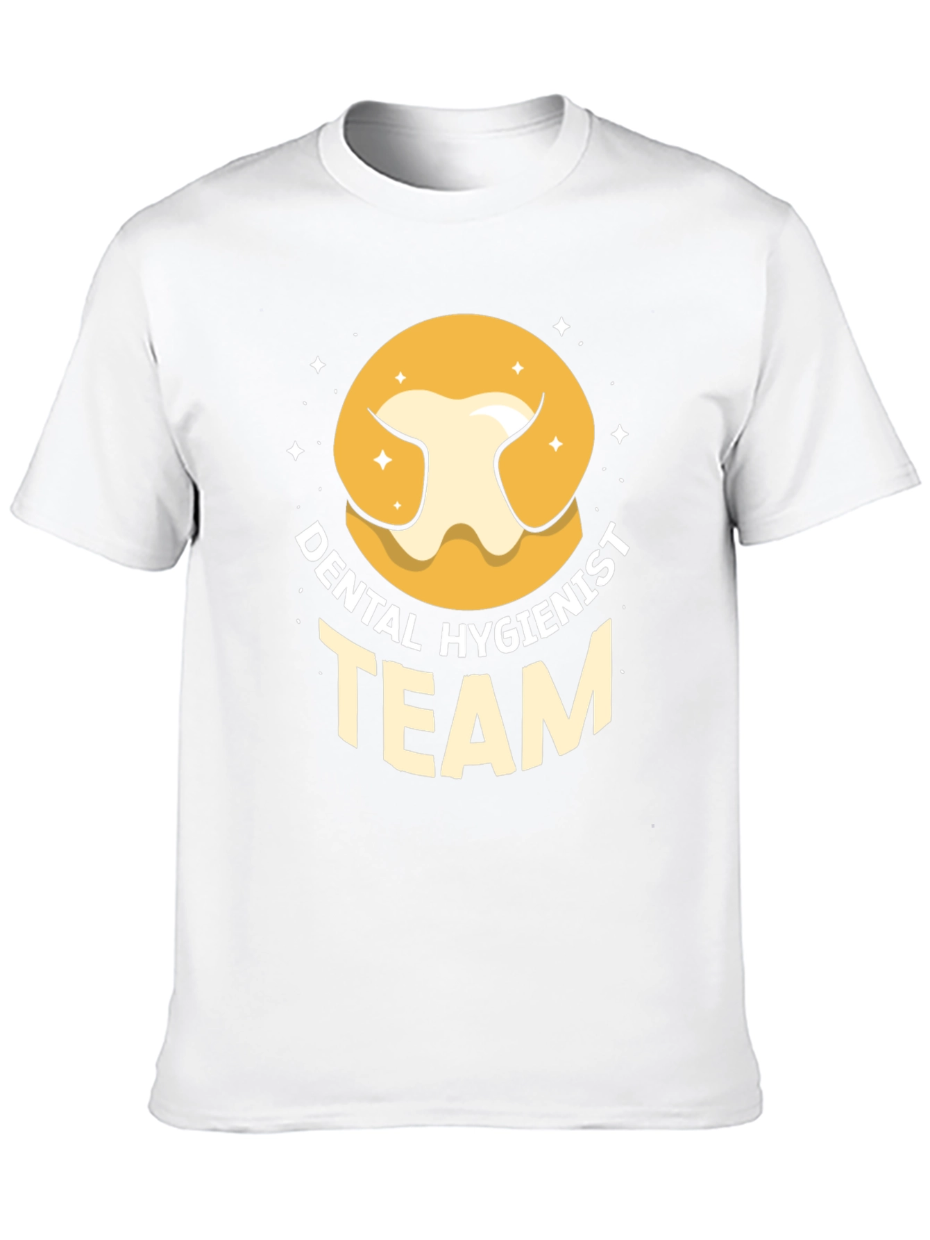 Dental Hygienist Team T-Shirt - Black Cotton Tee