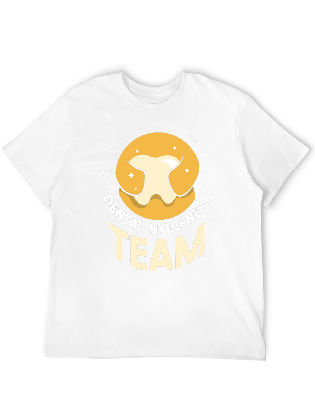 Dental Hygienist Team T-Shirt - Black Cotton Tee