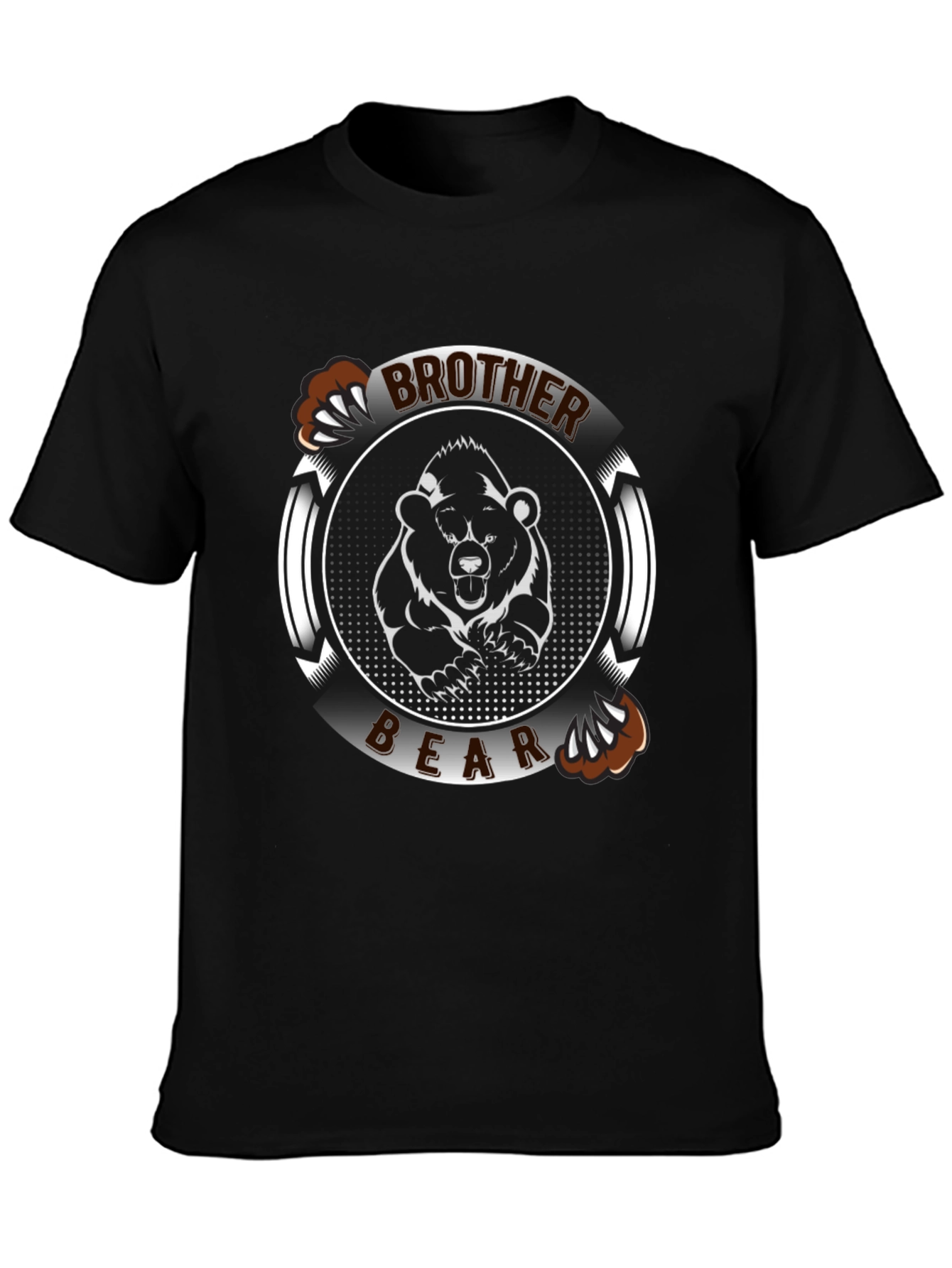 Brother Bear Graphic T-Shirt - Mens Black Tee