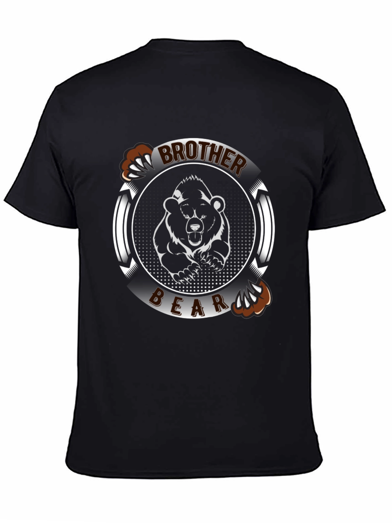 Brother Bear Graphic T-Shirt - Mens Black Tee