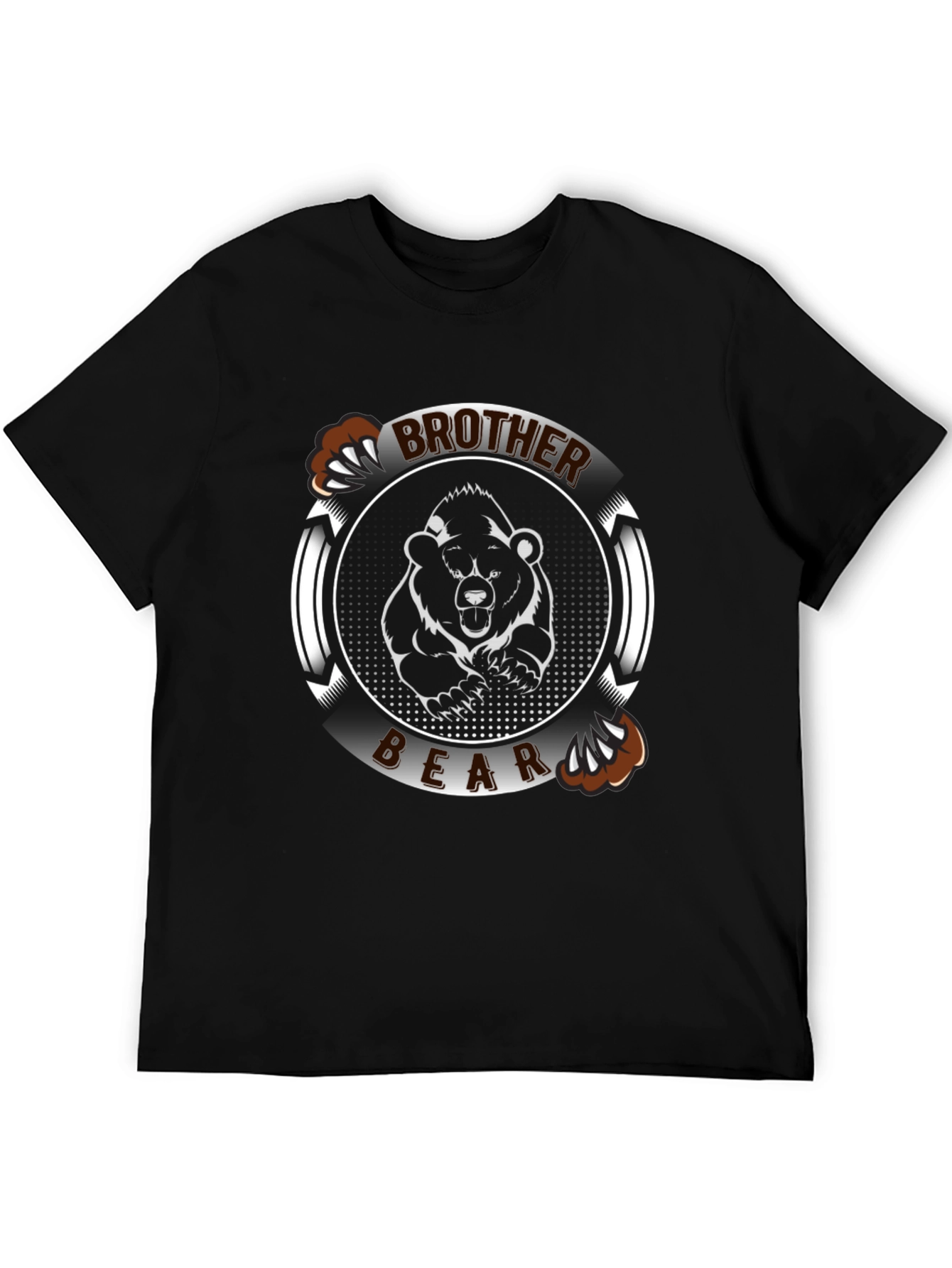 Brother Bear Graphic T-Shirt - Mens Black Tee