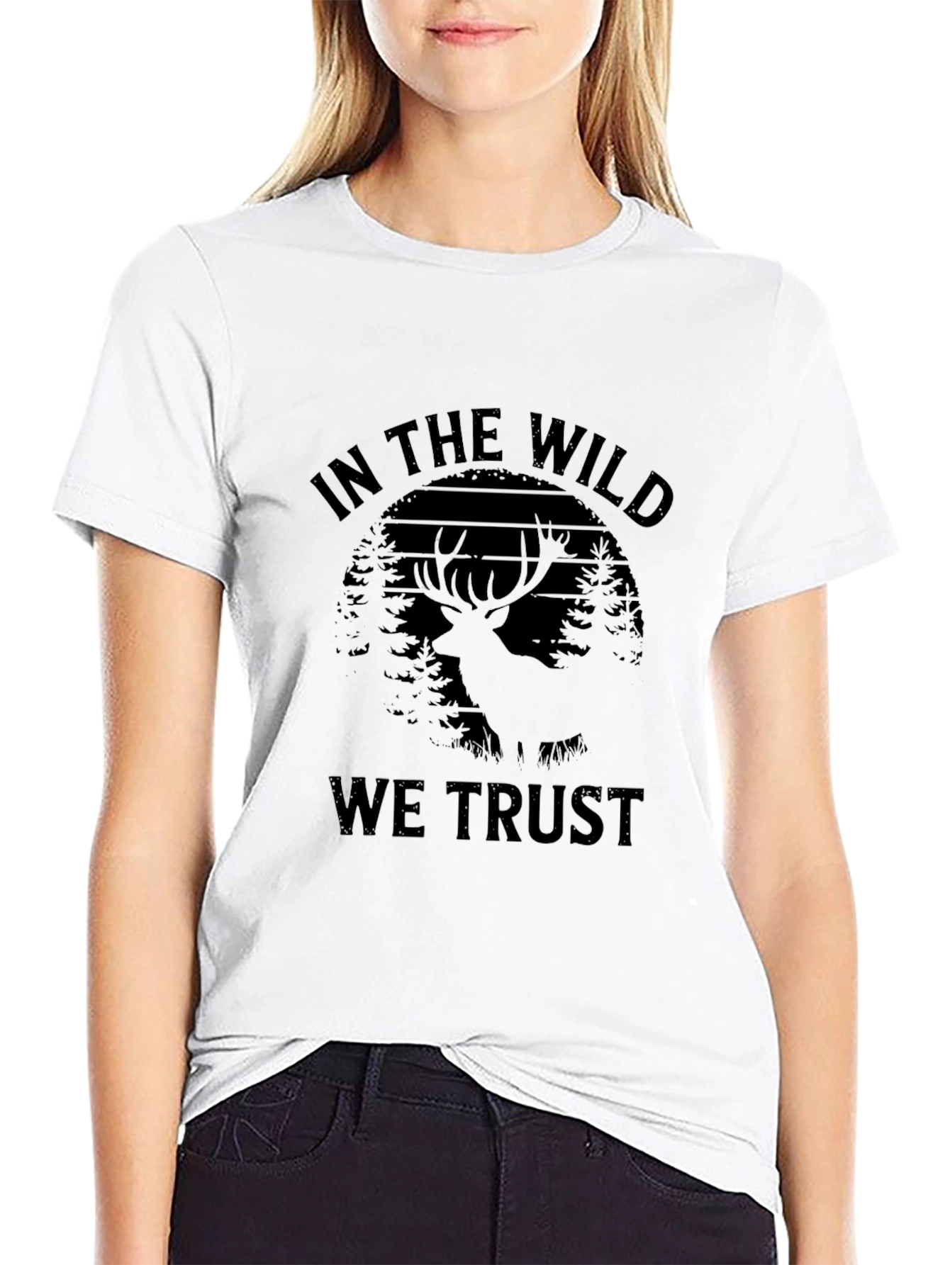 In the Wild We Trust Graphic Tee