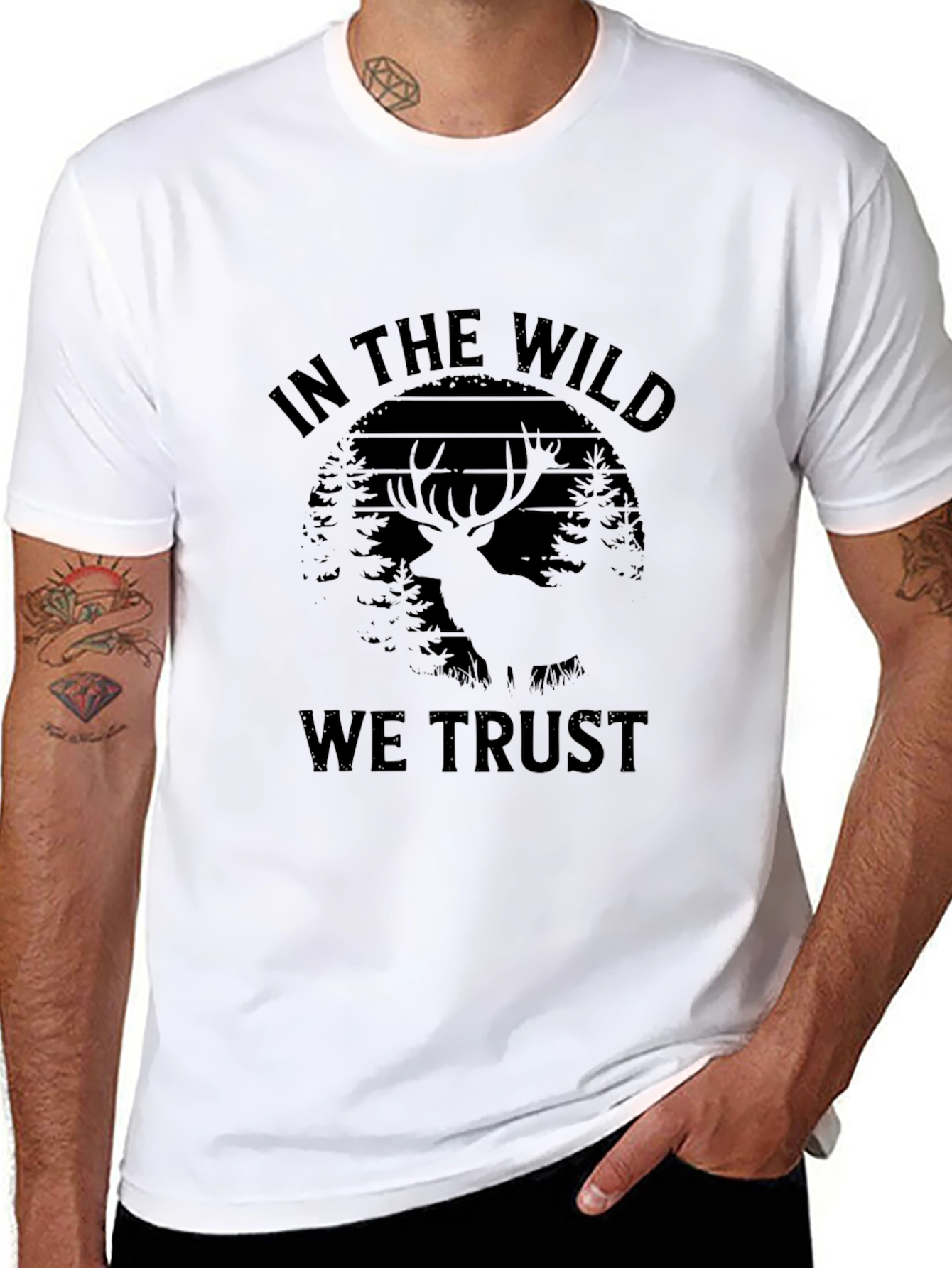 In the Wild We Trust Graphic Tee