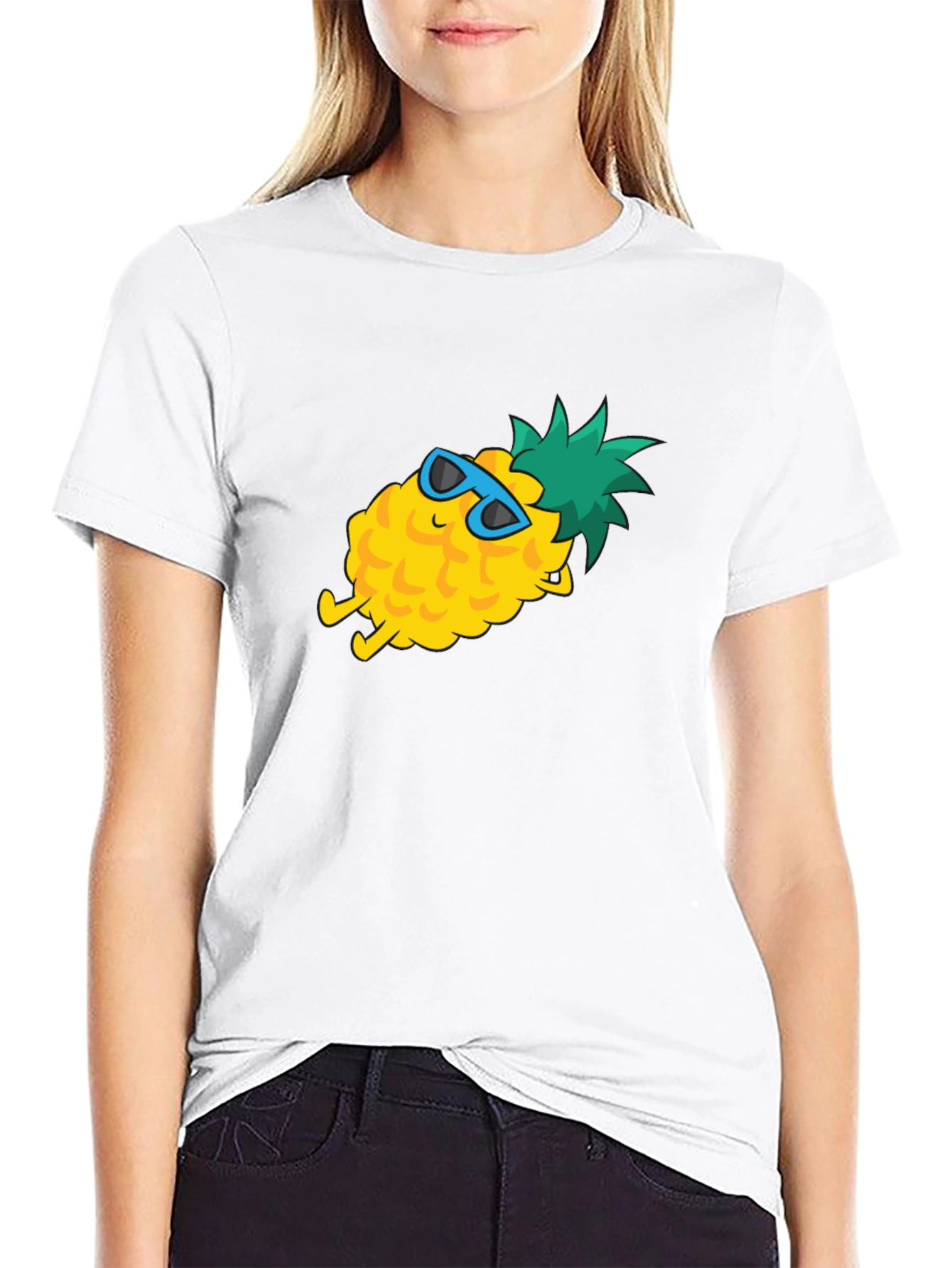 Cool Pineapple Graphic T-Shirt