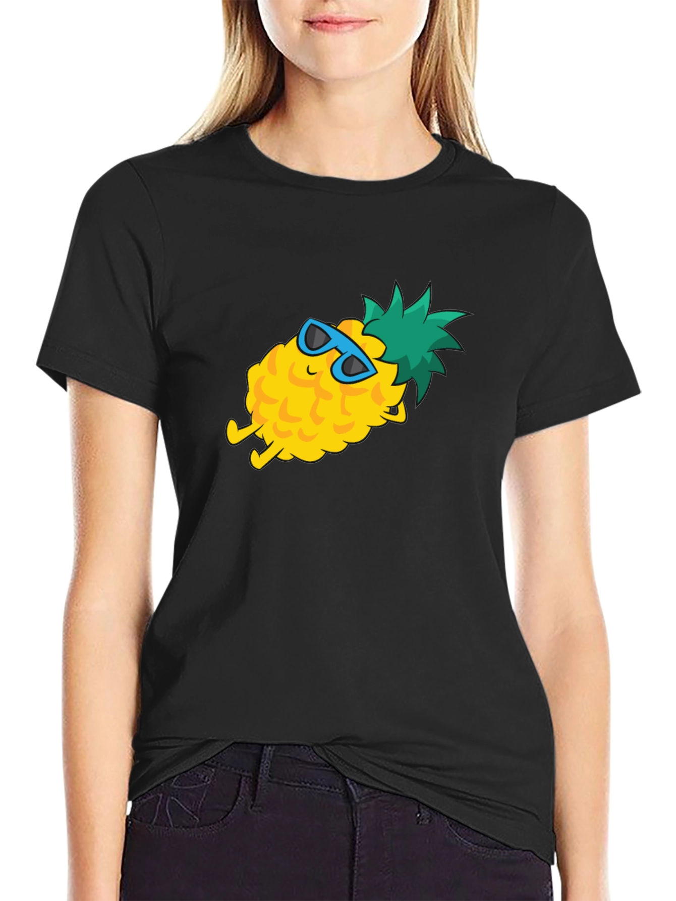 Cool Pineapple Graphic T-Shirt