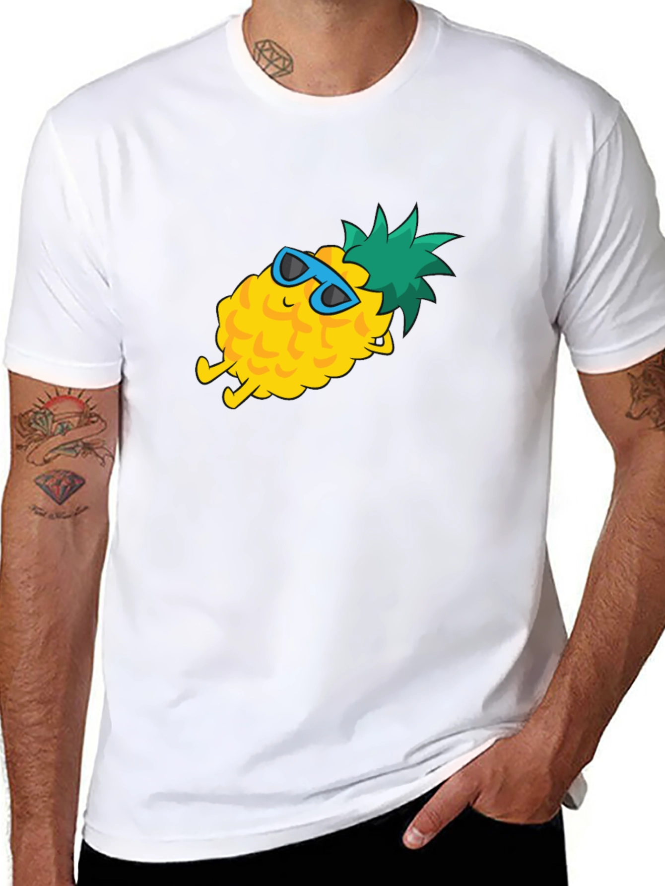 Cool Pineapple Graphic T-Shirt
