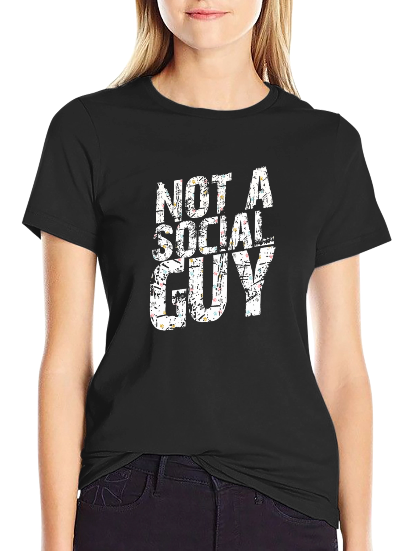 Not a Social Guy Graphic T-Shirt