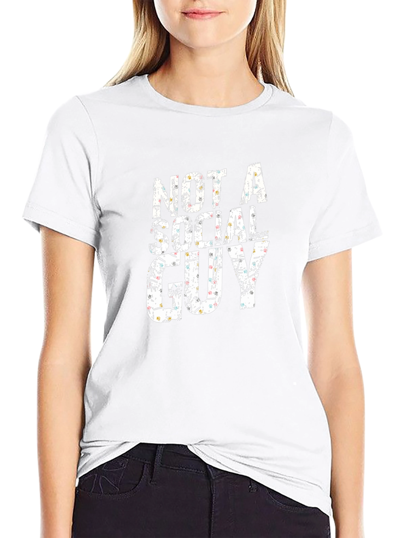 Not a Social Guy Graphic T-Shirt