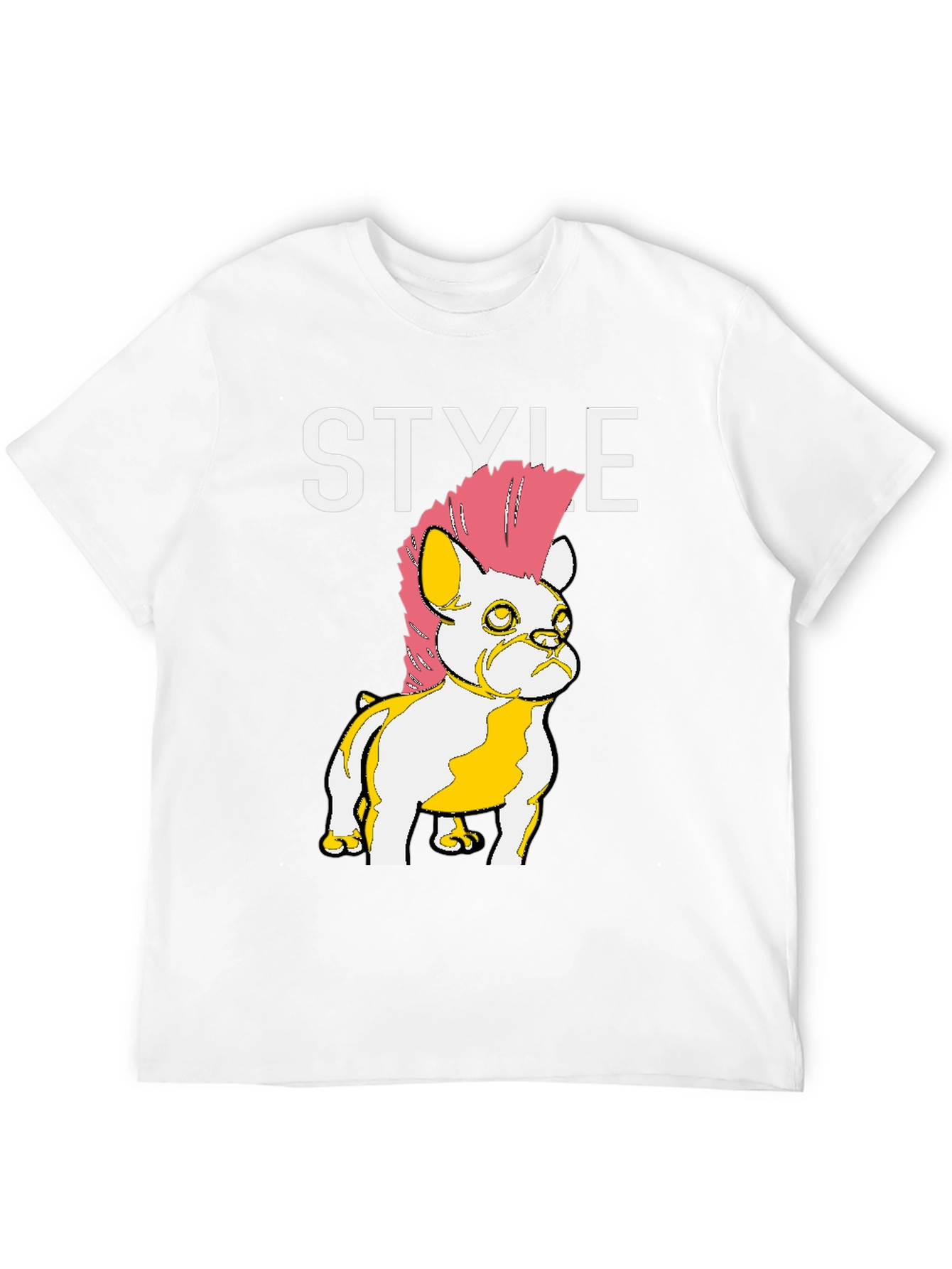 Punk Bulldog Style T-Shirt