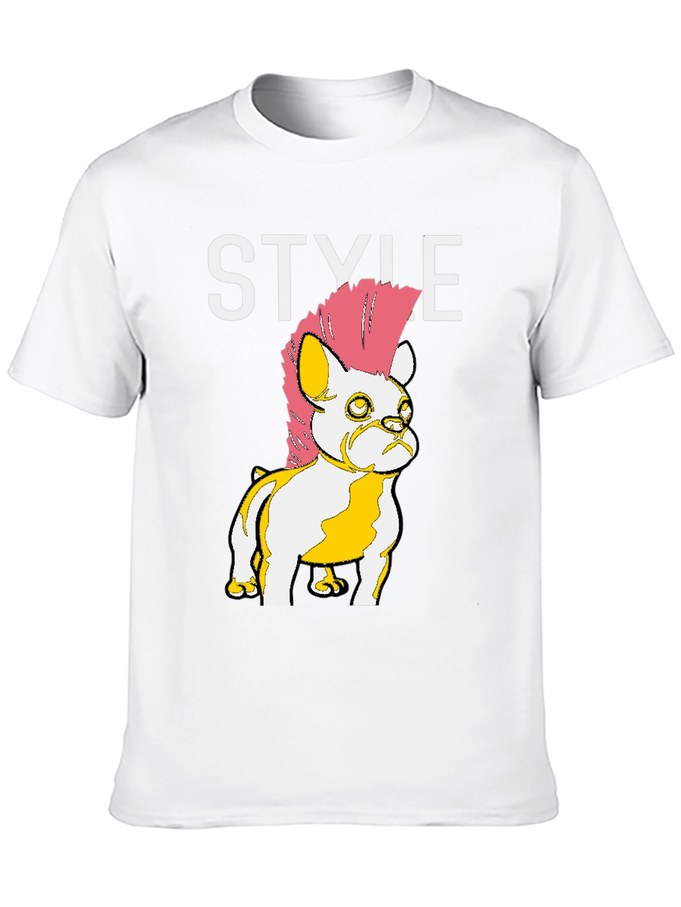 Punk Bulldog Style T-Shirt
