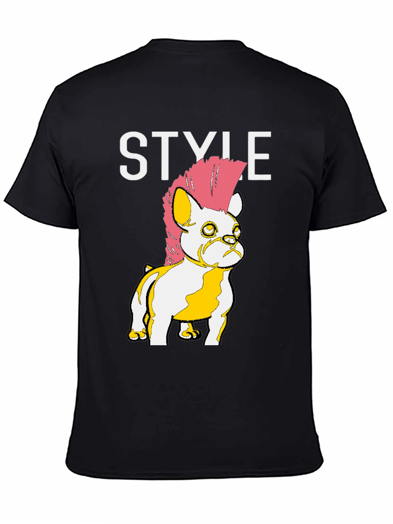 Punk Bulldog Style T-Shirt