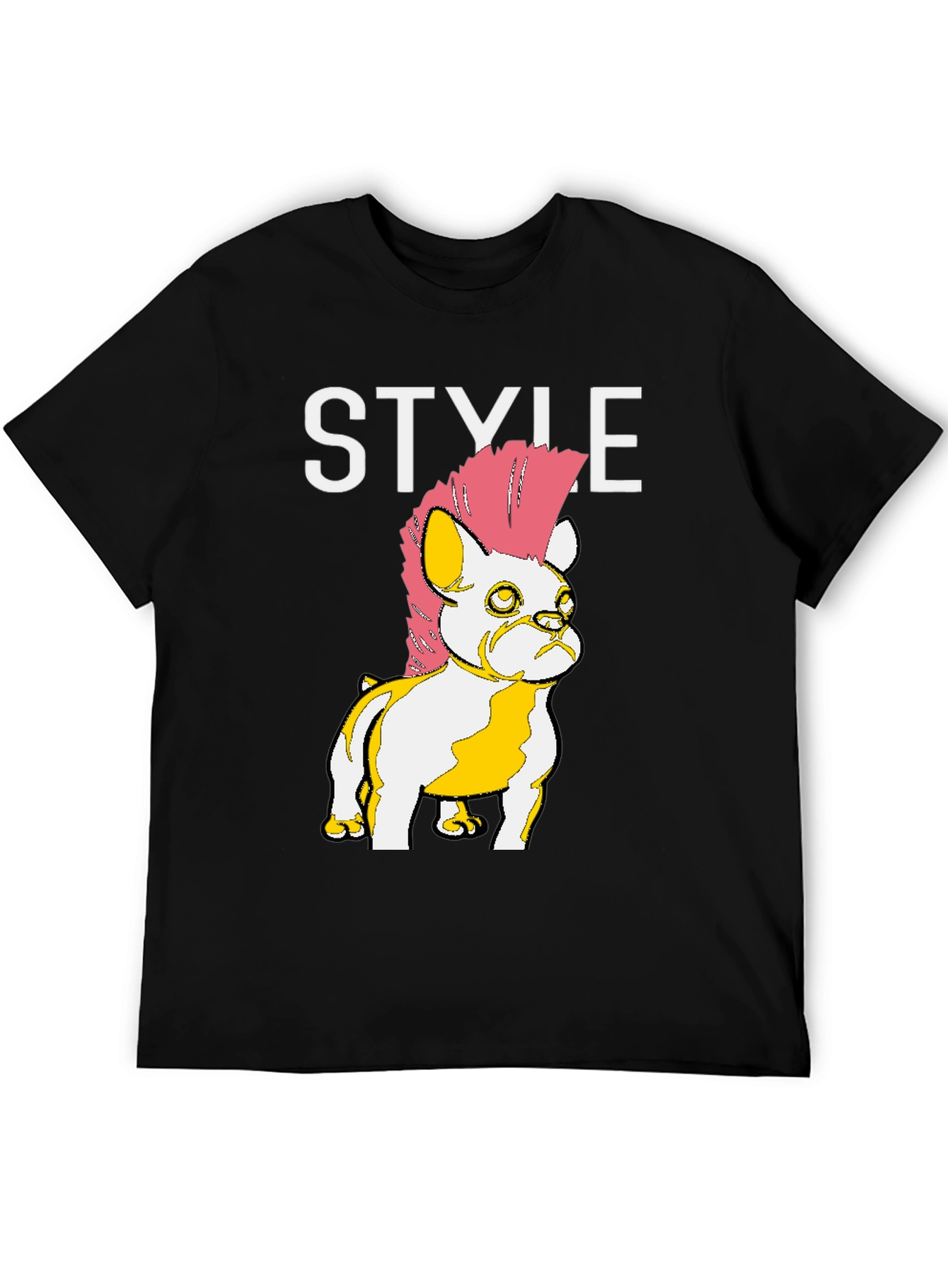 Punk Bulldog Style T-Shirt