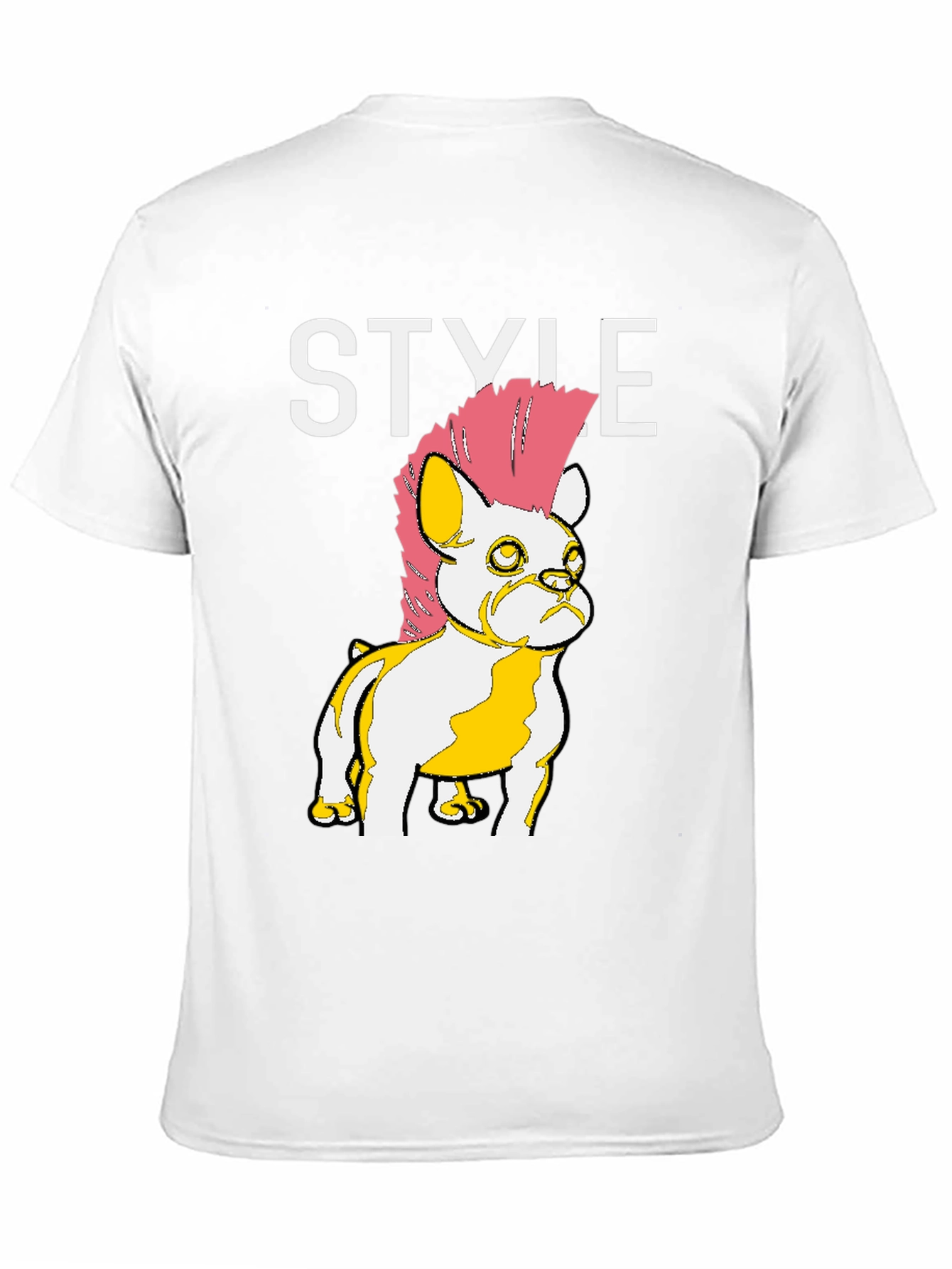 Punk Bulldog Style T-Shirt