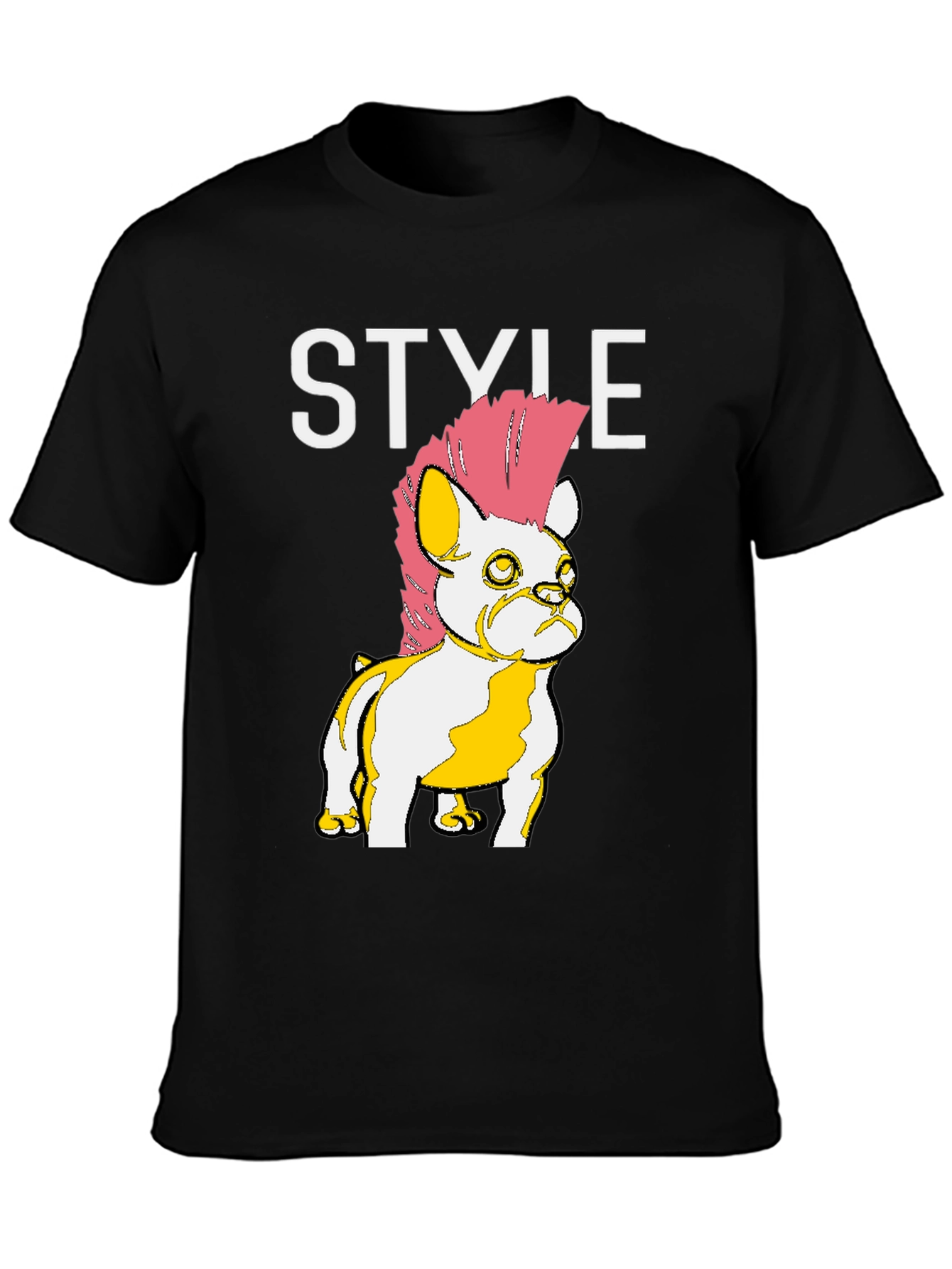 Punk Bulldog Style T-Shirt