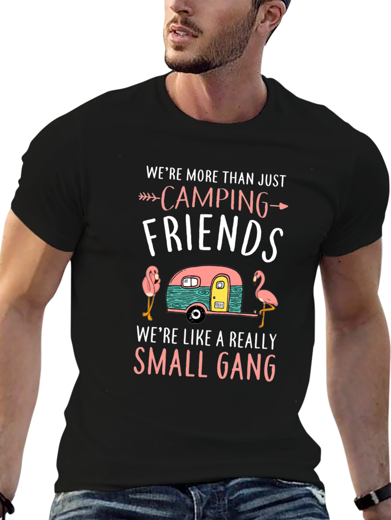 Camping Friends Graphic Tee