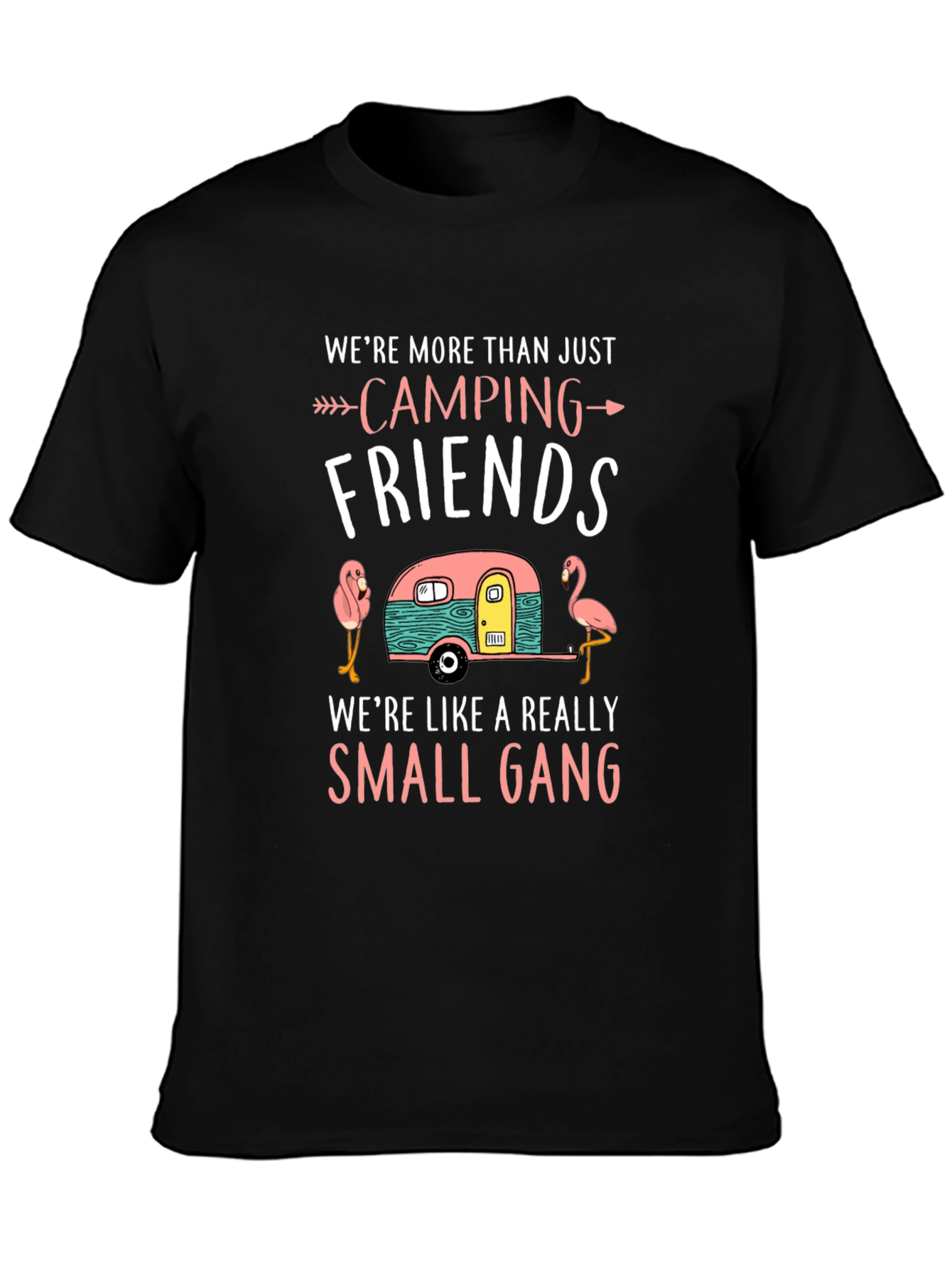 Camping Friends Graphic Tee