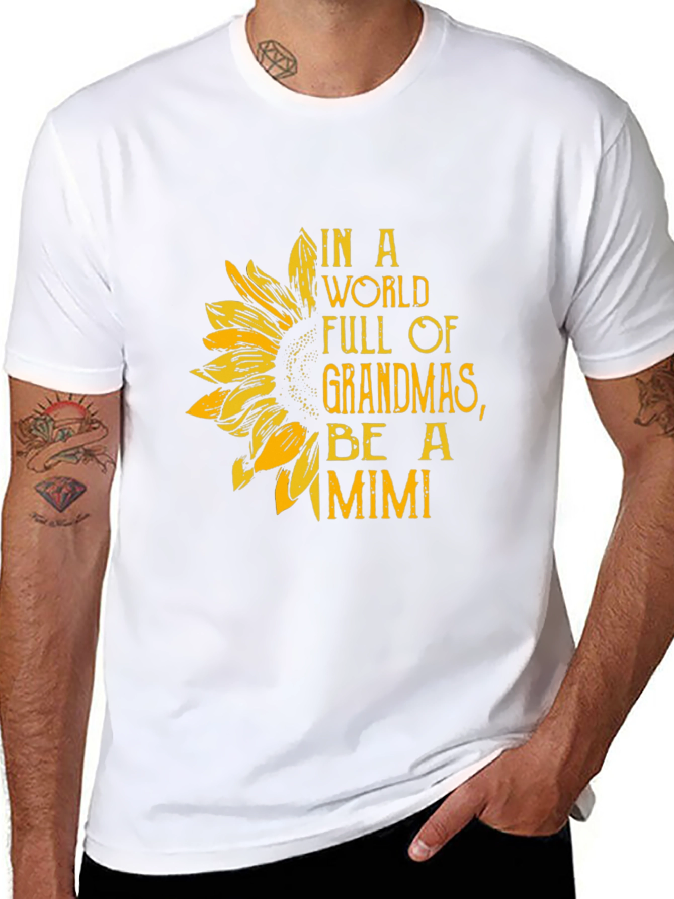 Sunflower Mimi T-Shirt - Grandma Gift