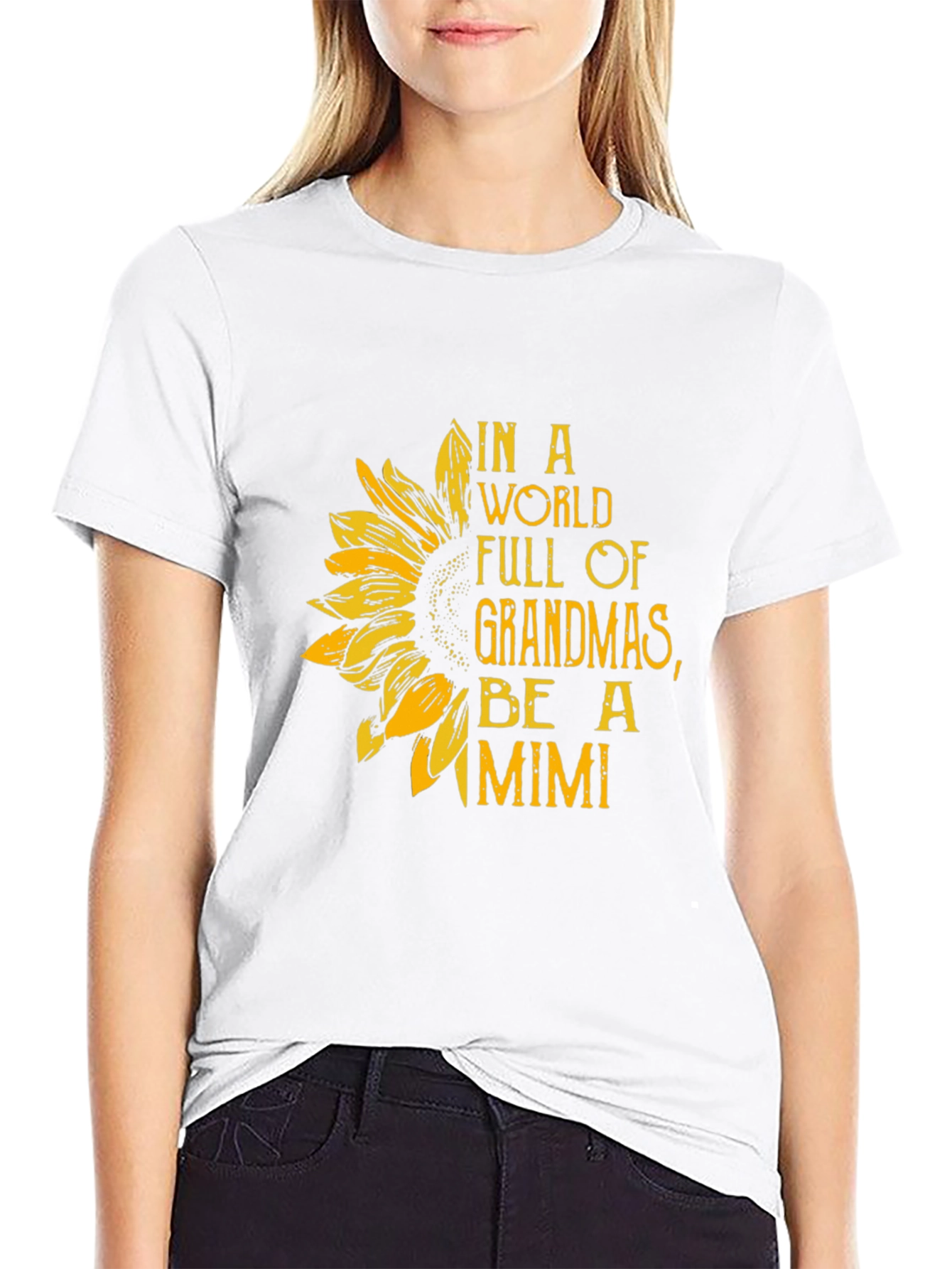 Sunflower Mimi T-Shirt - Grandma Gift