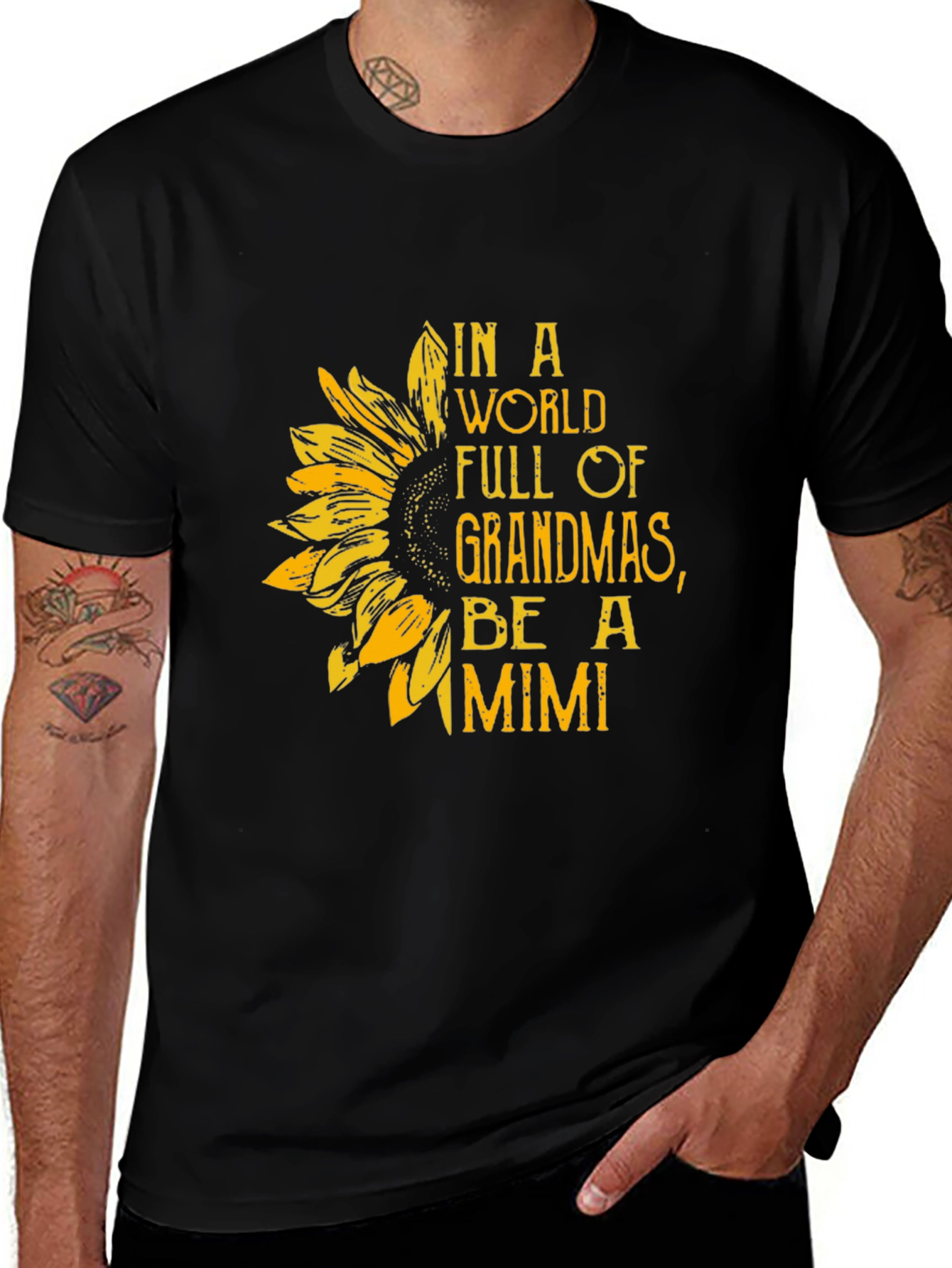 Sunflower Mimi T-Shirt - Grandma Gift