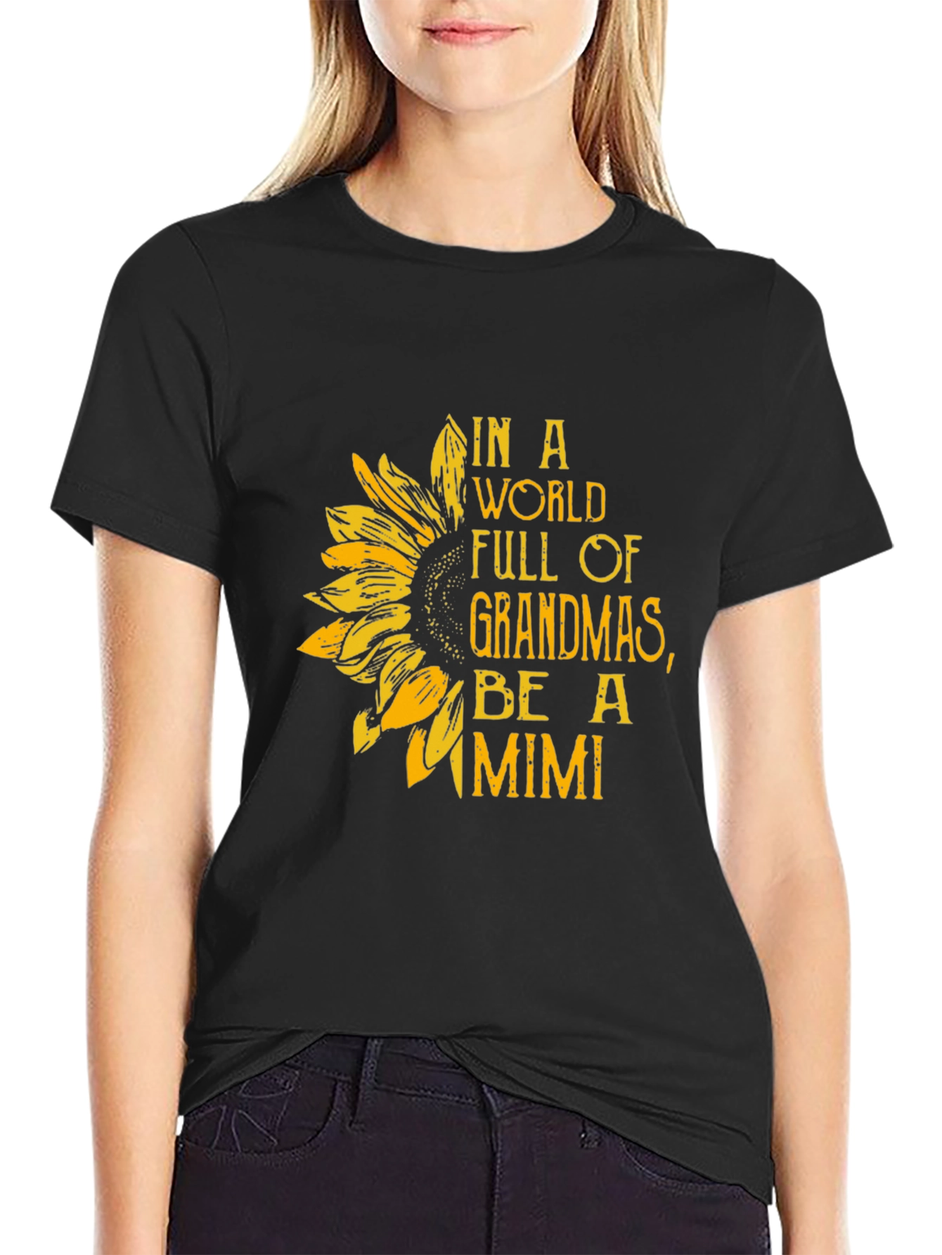 Sunflower Mimi T-Shirt - Grandma Gift