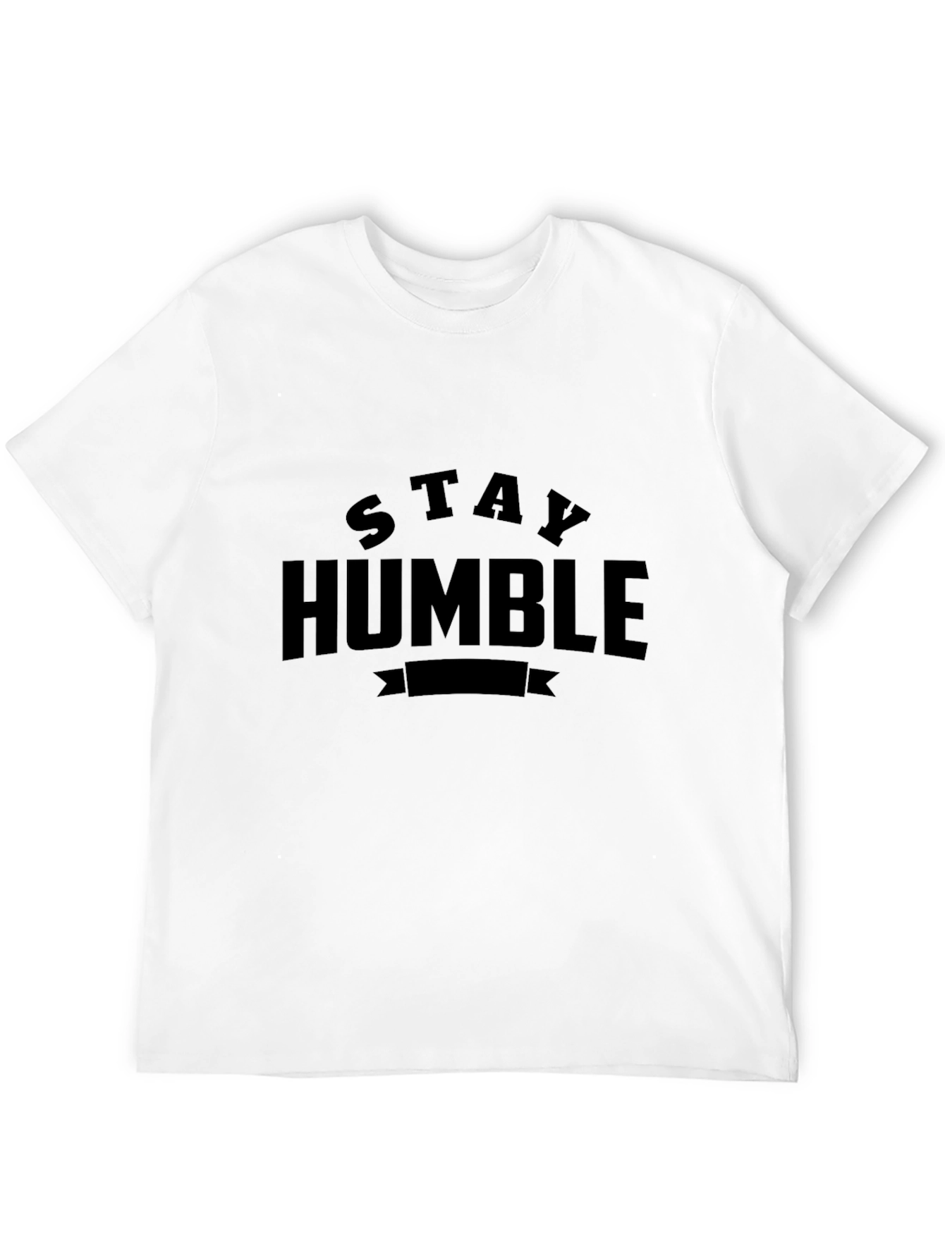 Stay Humble Black Graphic Tee