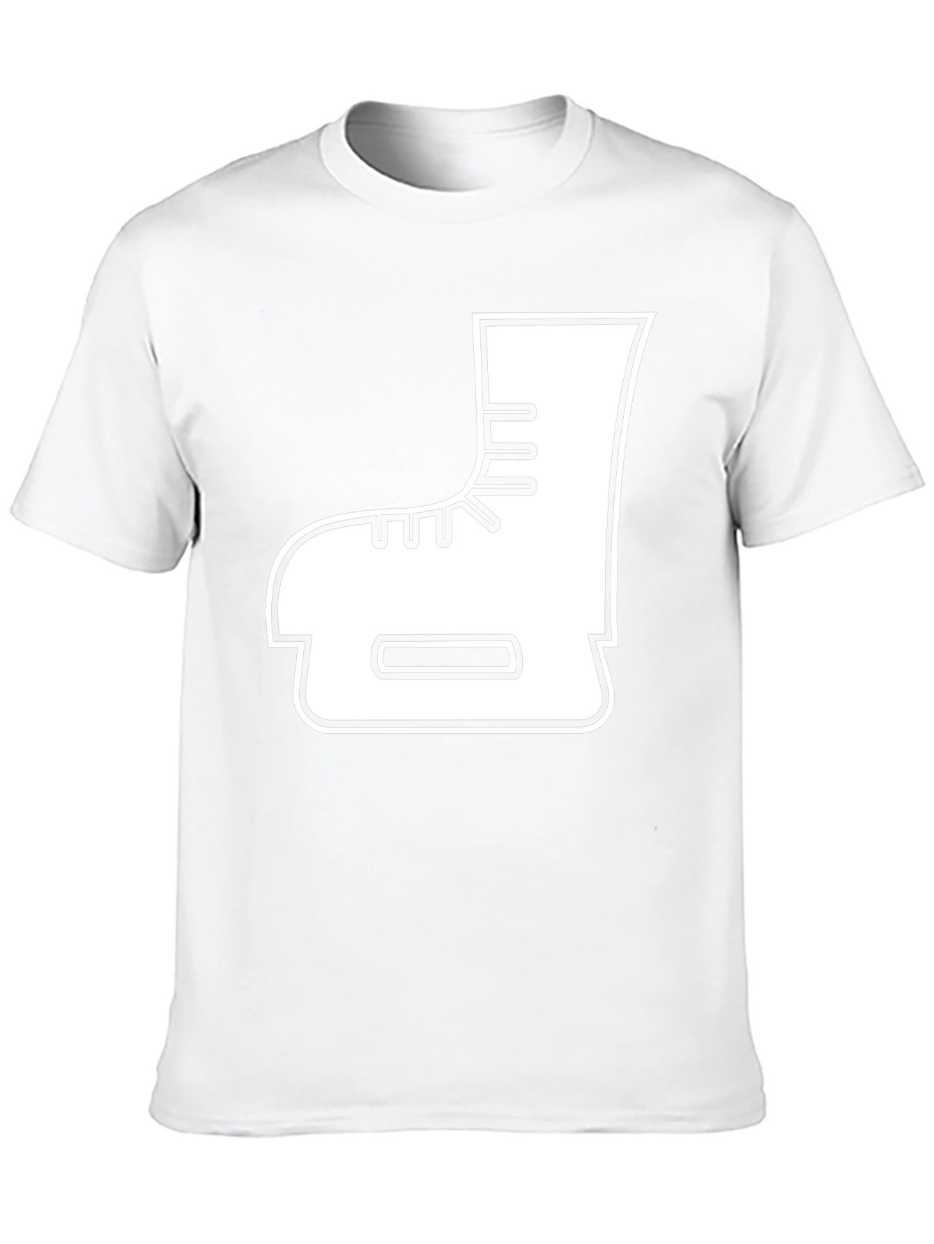 Ice Skate Graphic Tee - Stylish Black Shirt