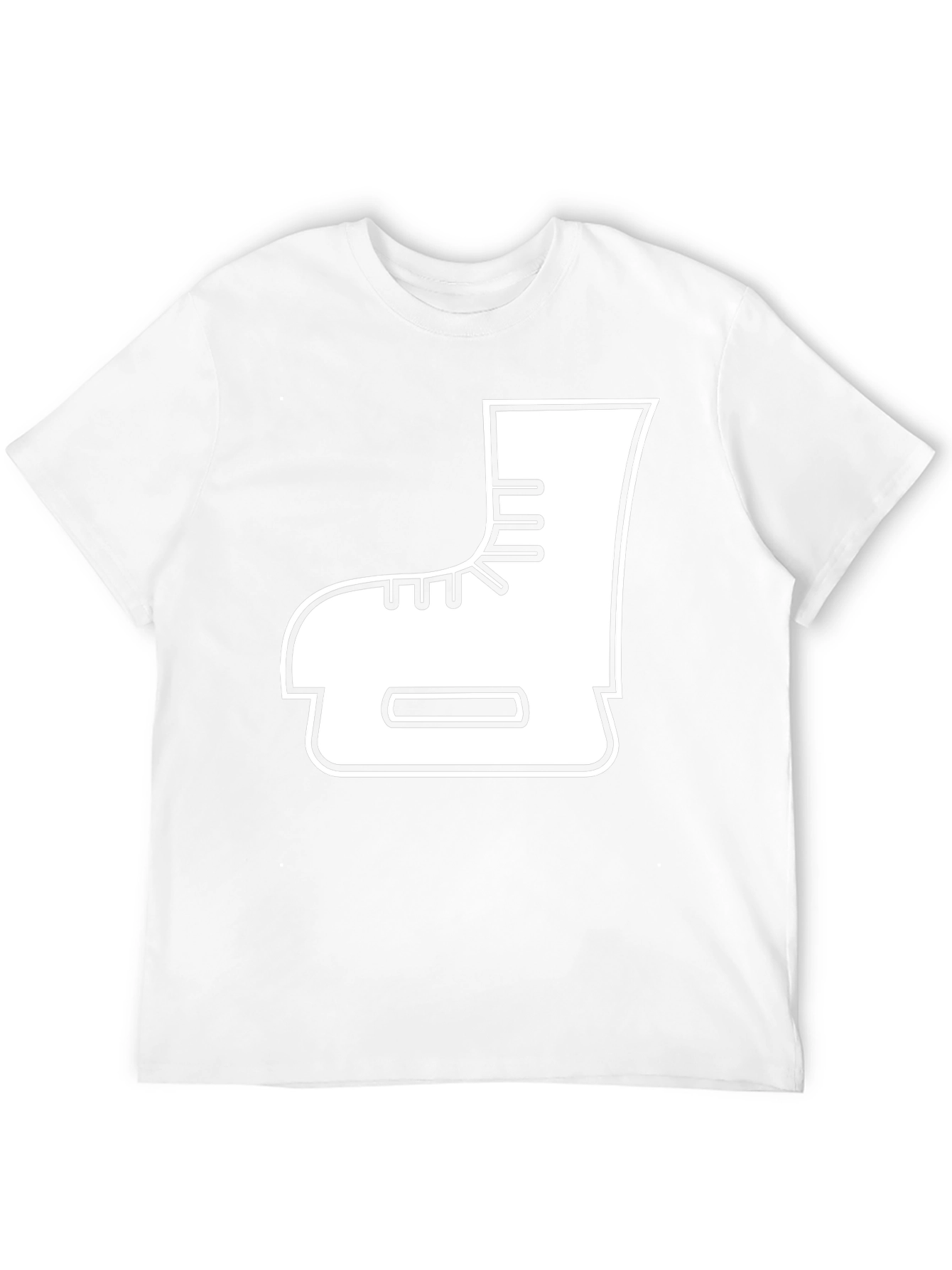 Ice Skate Graphic Tee - Stylish Black Shirt