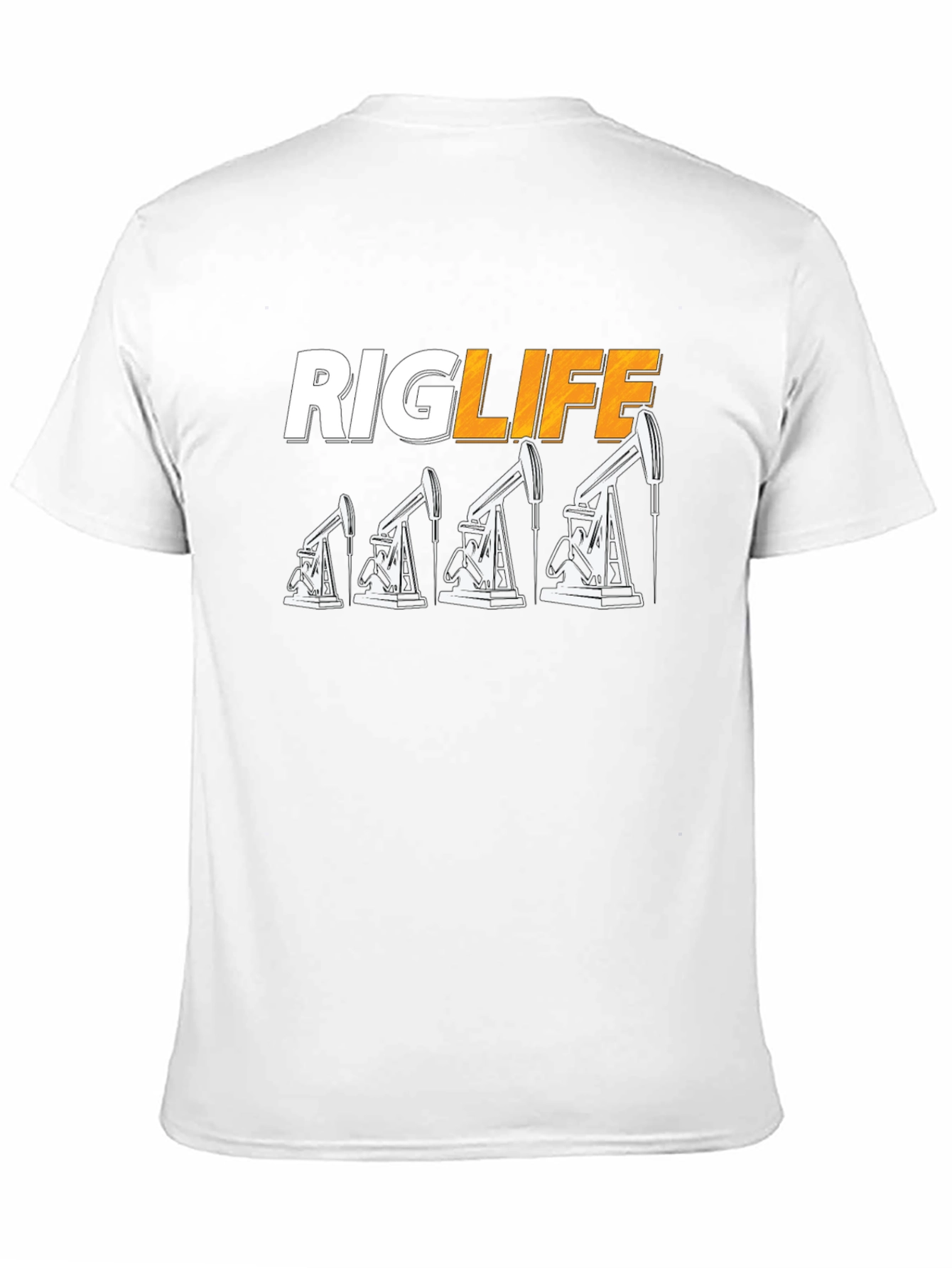 Rig Life Oil Field Worker T-Shirt - Black