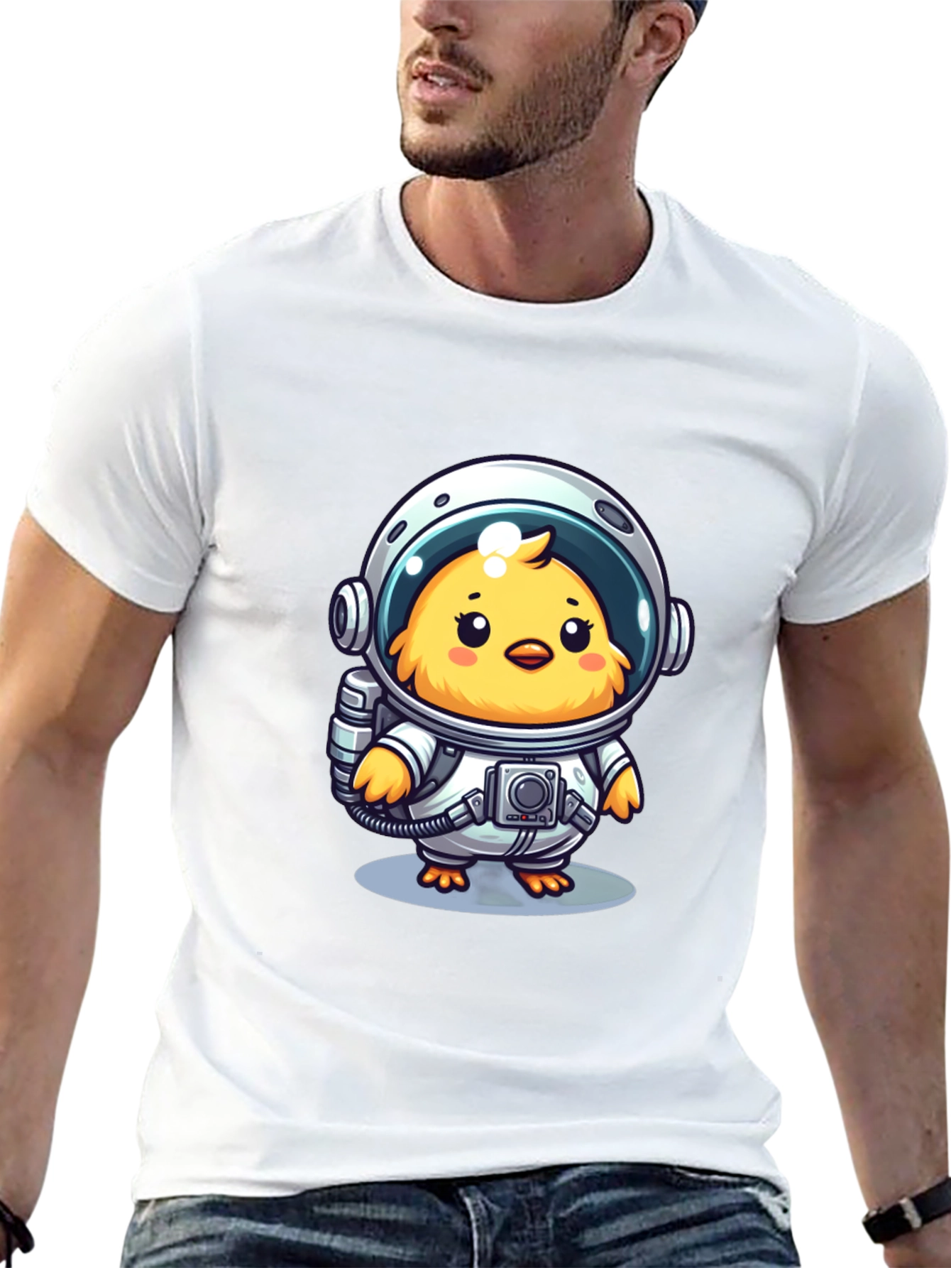Astronaut Chick Graphic T-Shirt