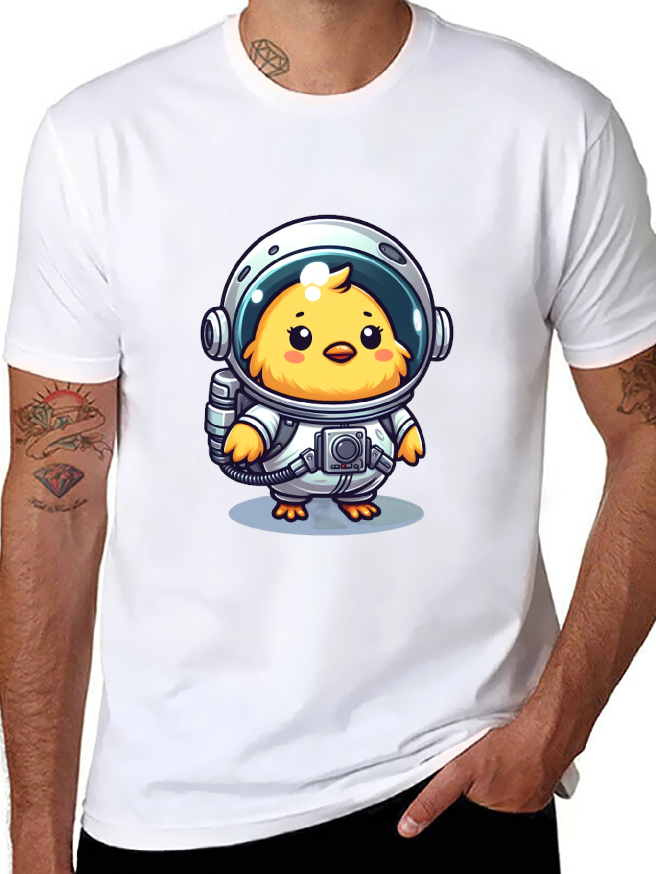 Astronaut Chick Graphic T-Shirt