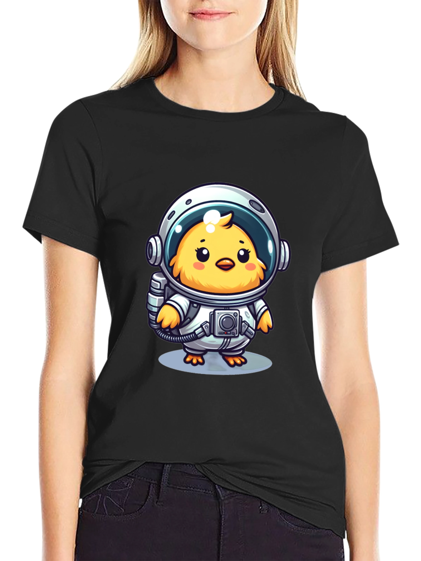 Astronaut Chick Graphic T-Shirt