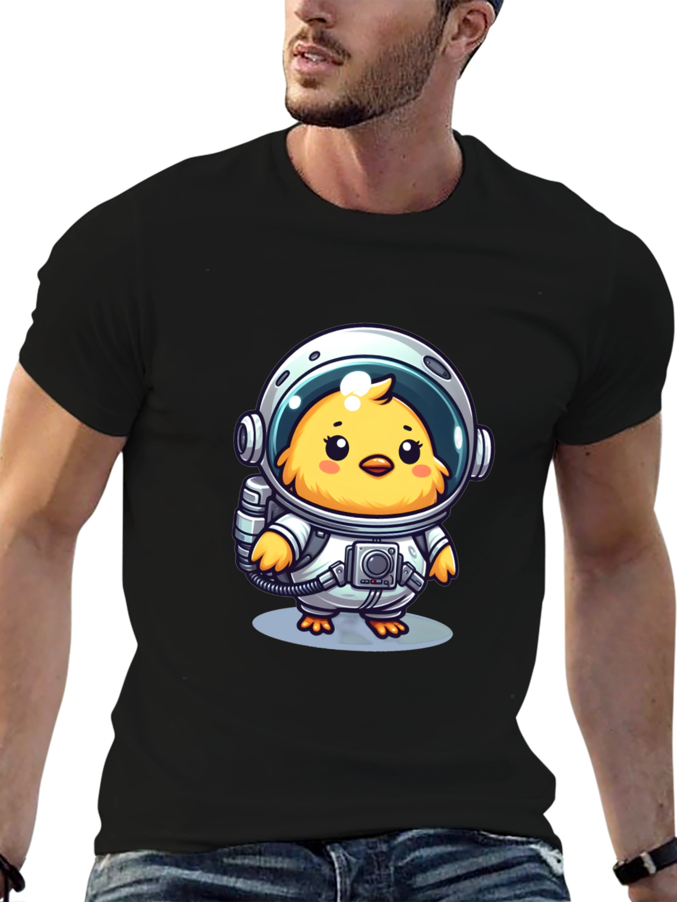 Astronaut Chick Graphic T-Shirt