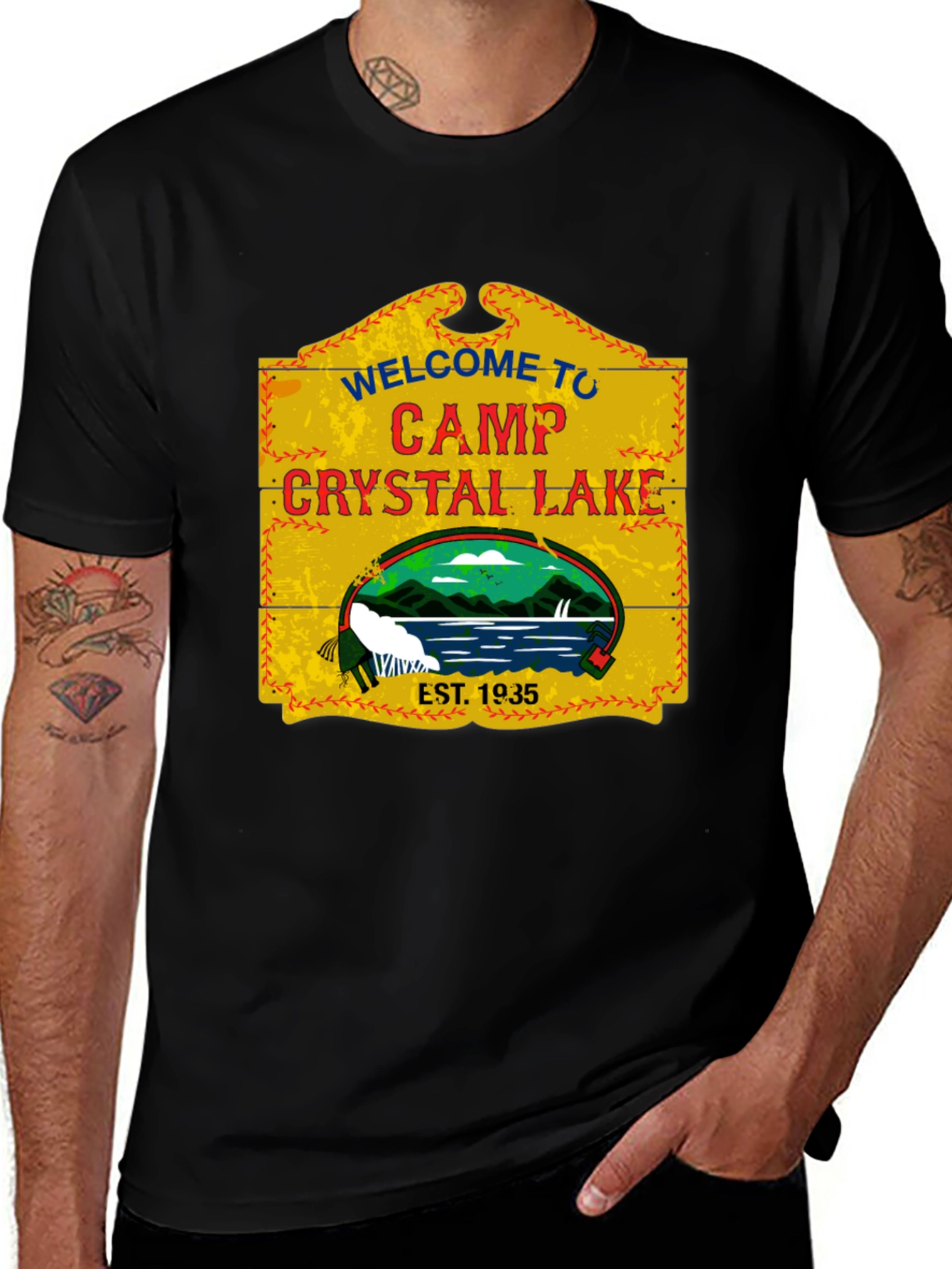 Camp Crystal Lake T-Shirt - Friday the 13th Inspired