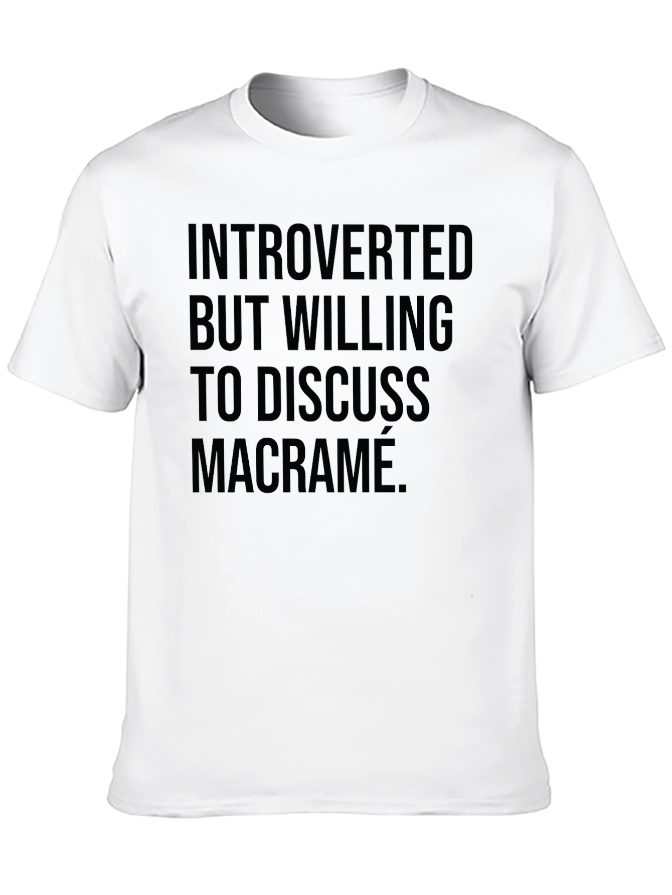 Introverted Macrame T-Shirt - Funny Statement Tee