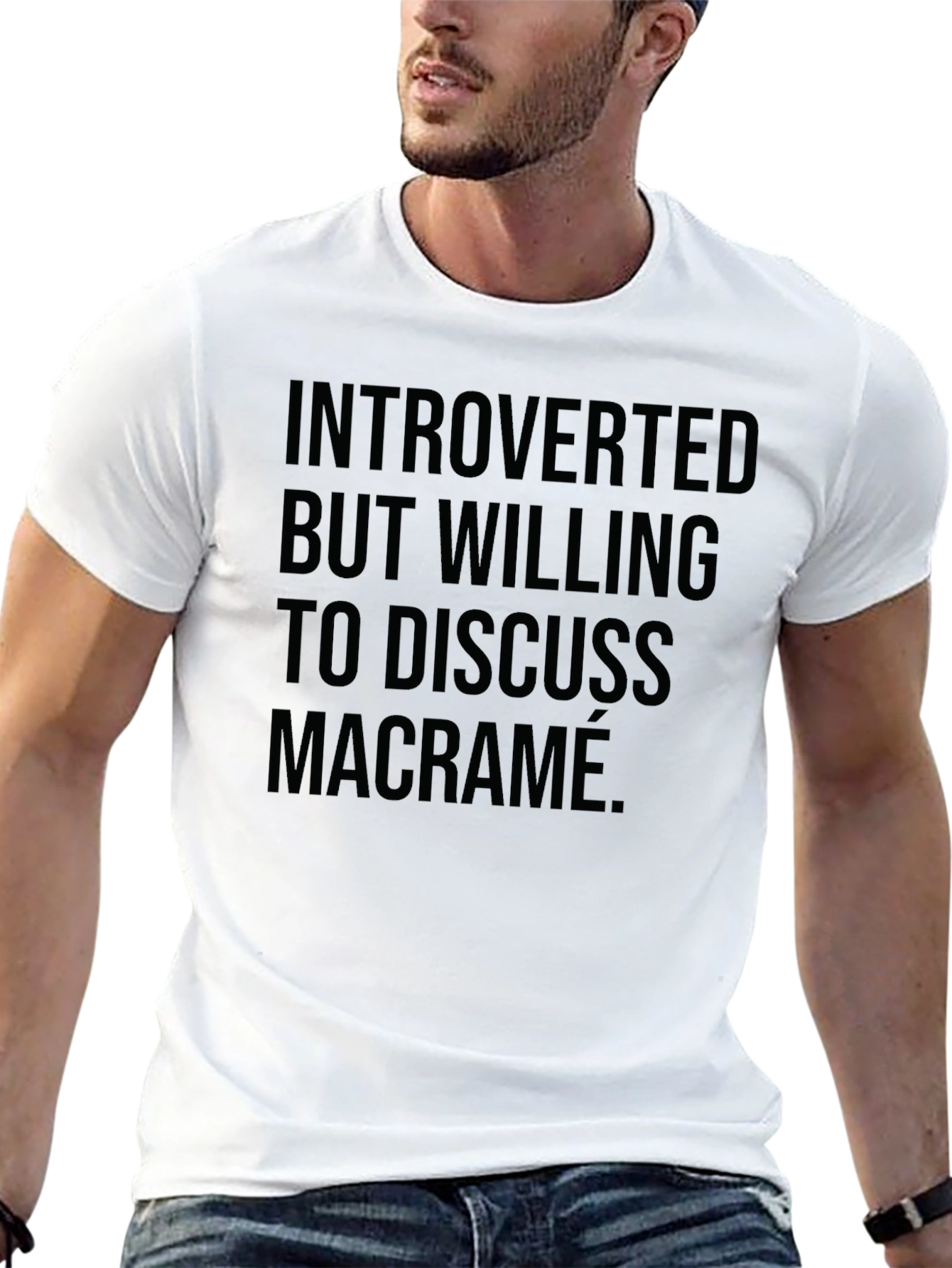 Introverted Macrame T-Shirt - Funny Statement Tee