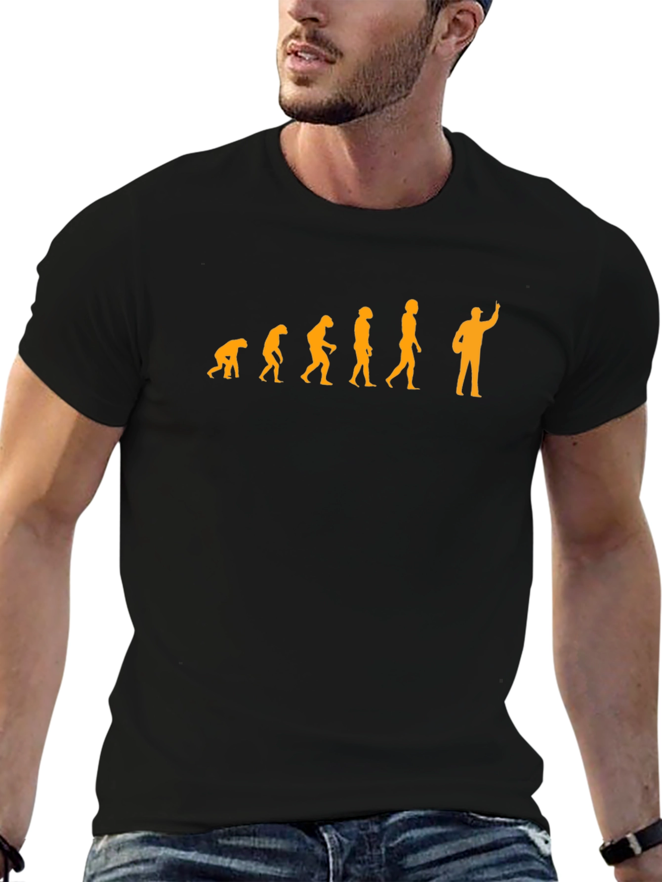 Evolution of Man T-Shirt - Black