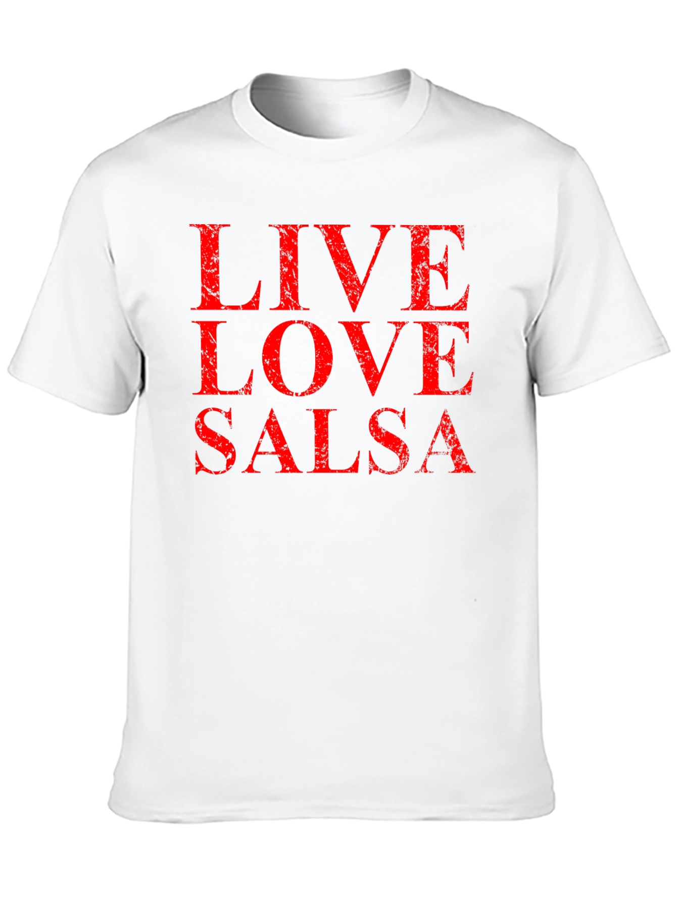 Live Love Salsa Black Graphic T-Shirt