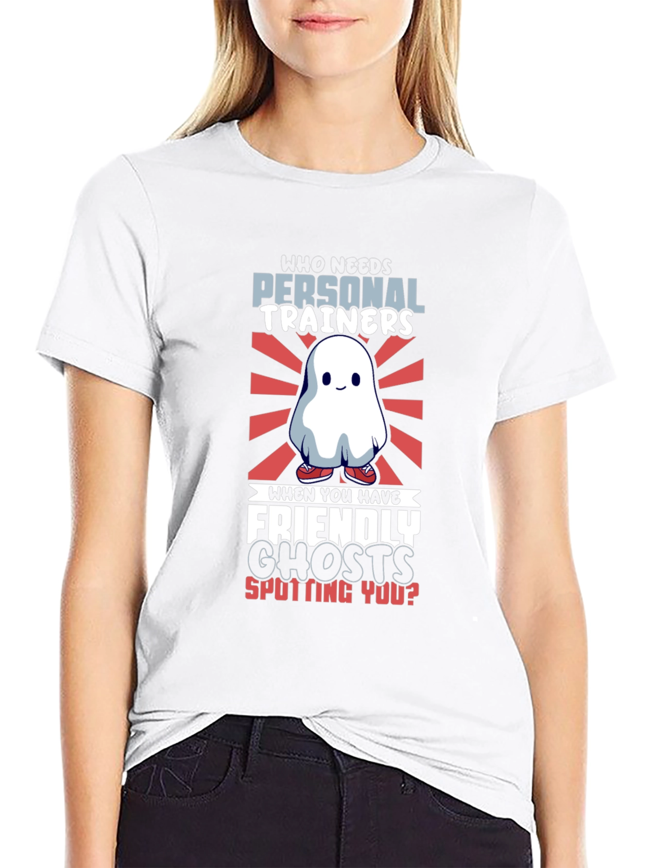 Funny Ghost Gym T-Shirt - Personal Trainers