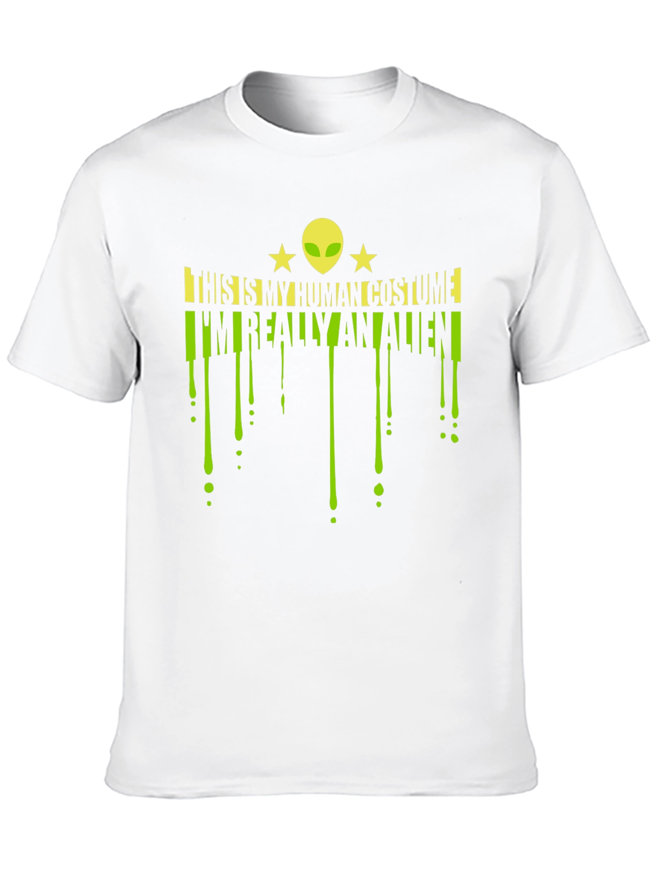 Alien Costume T-Shirt - Funny Halloween Graphic Tee
