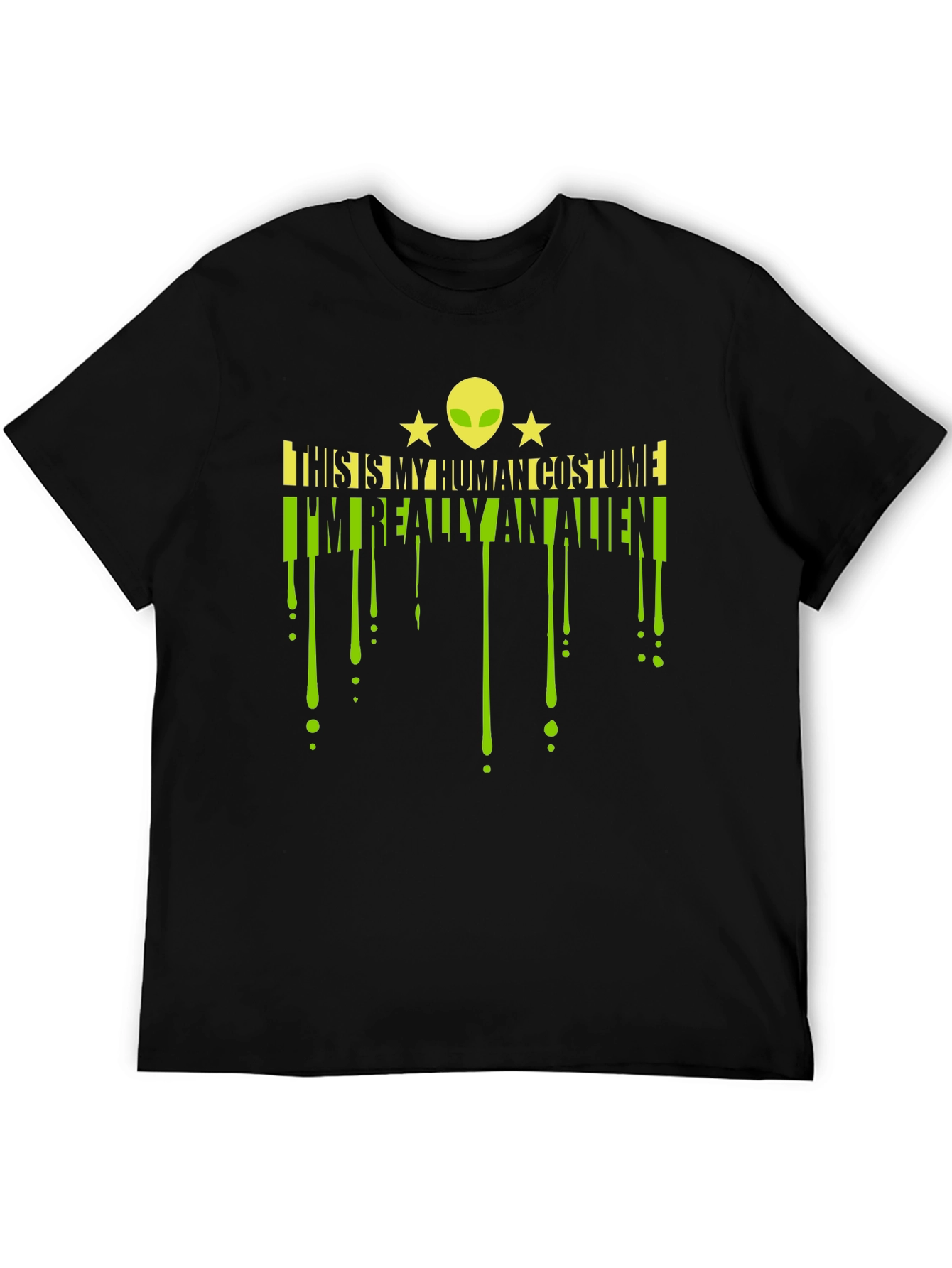 Alien Costume T-Shirt - Funny Halloween Graphic Tee