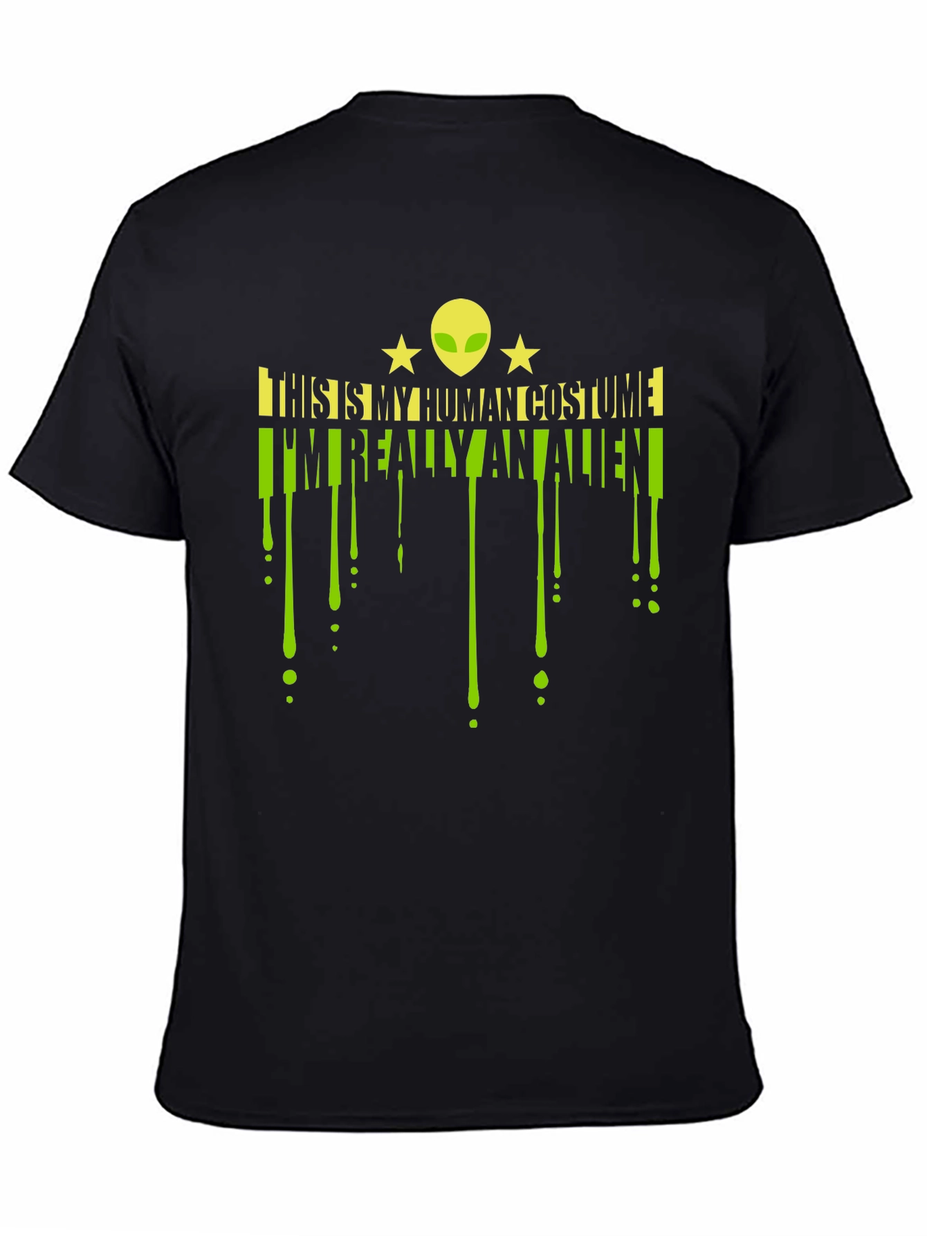 Alien Costume T-Shirt - Funny Halloween Graphic Tee