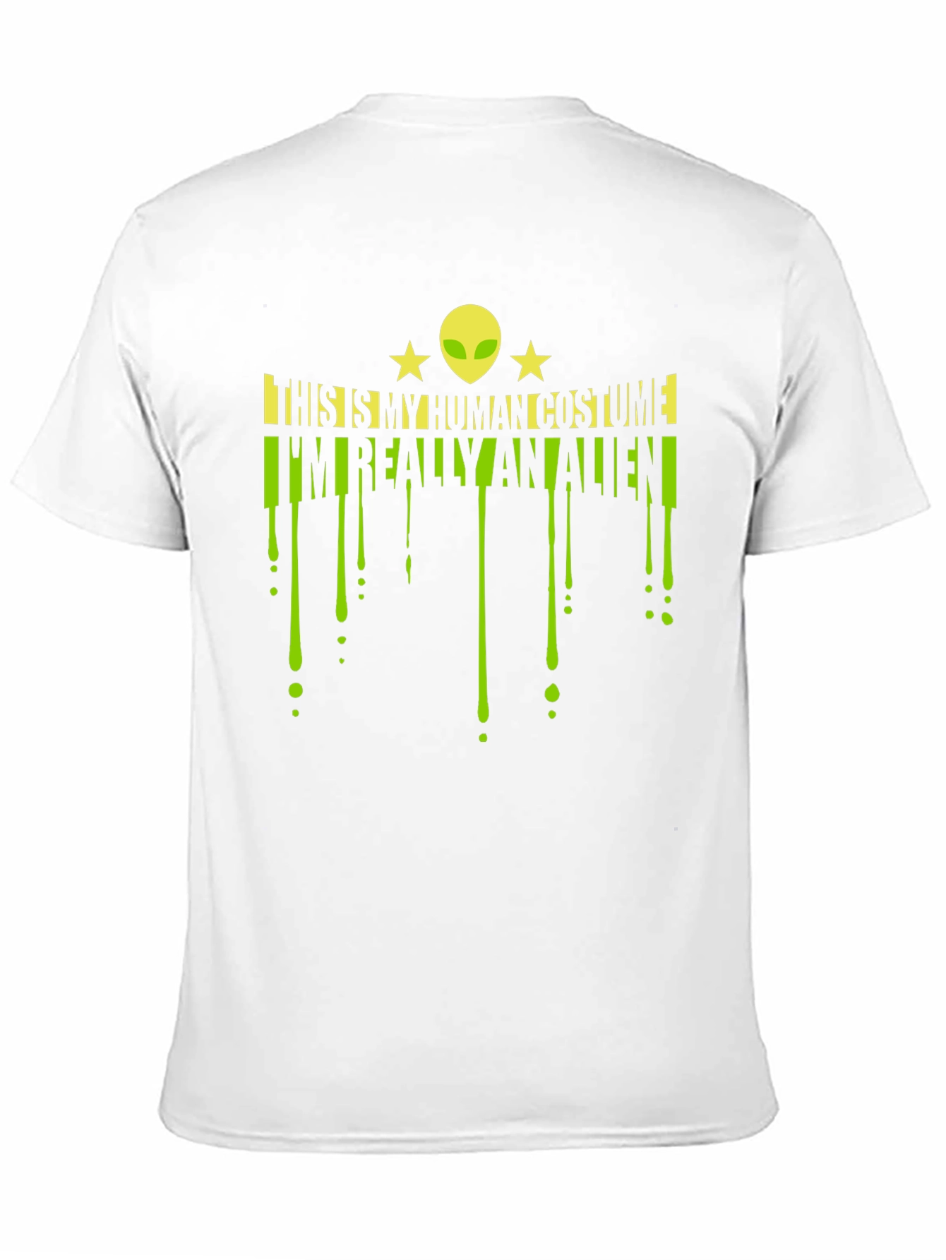 Alien Costume T-Shirt - Funny Halloween Graphic Tee