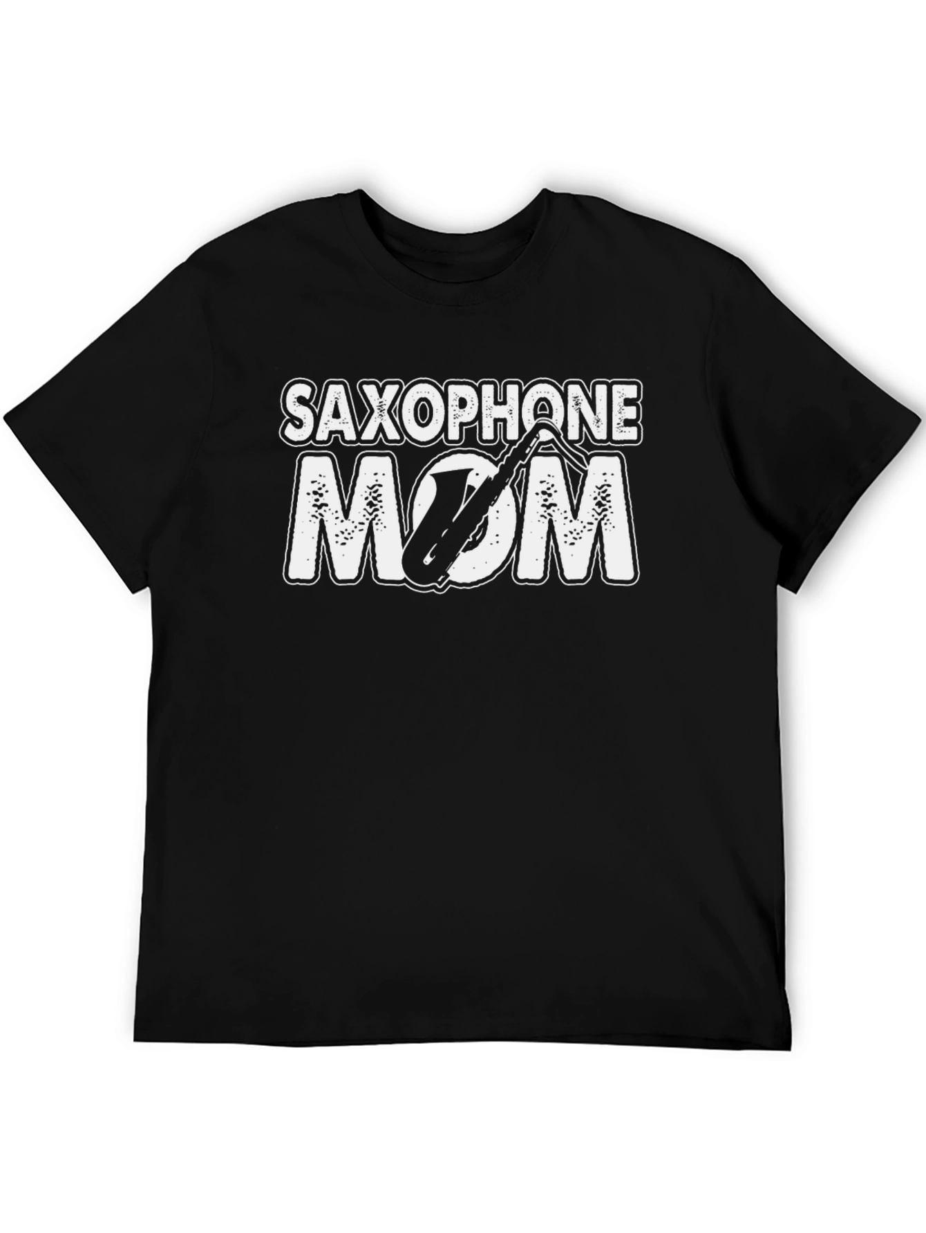 Saxophone Mom Black T-Shirt
