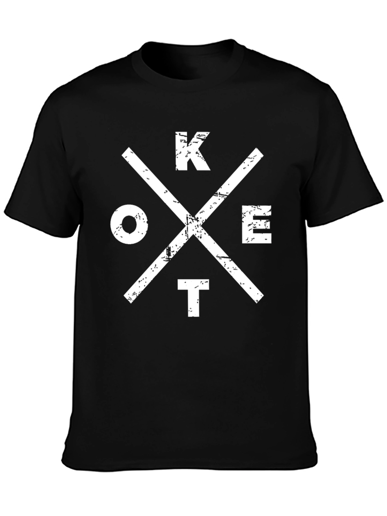 OKET Graphic T-Shirt - Distressed Print