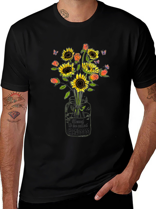 Blessed Grandmom Sunflower T-Shirt