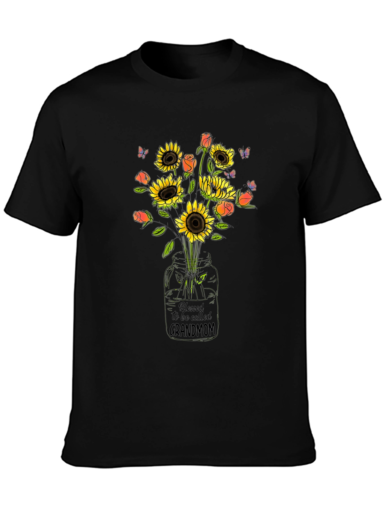 Blessed Grandmom Sunflower T-Shirt