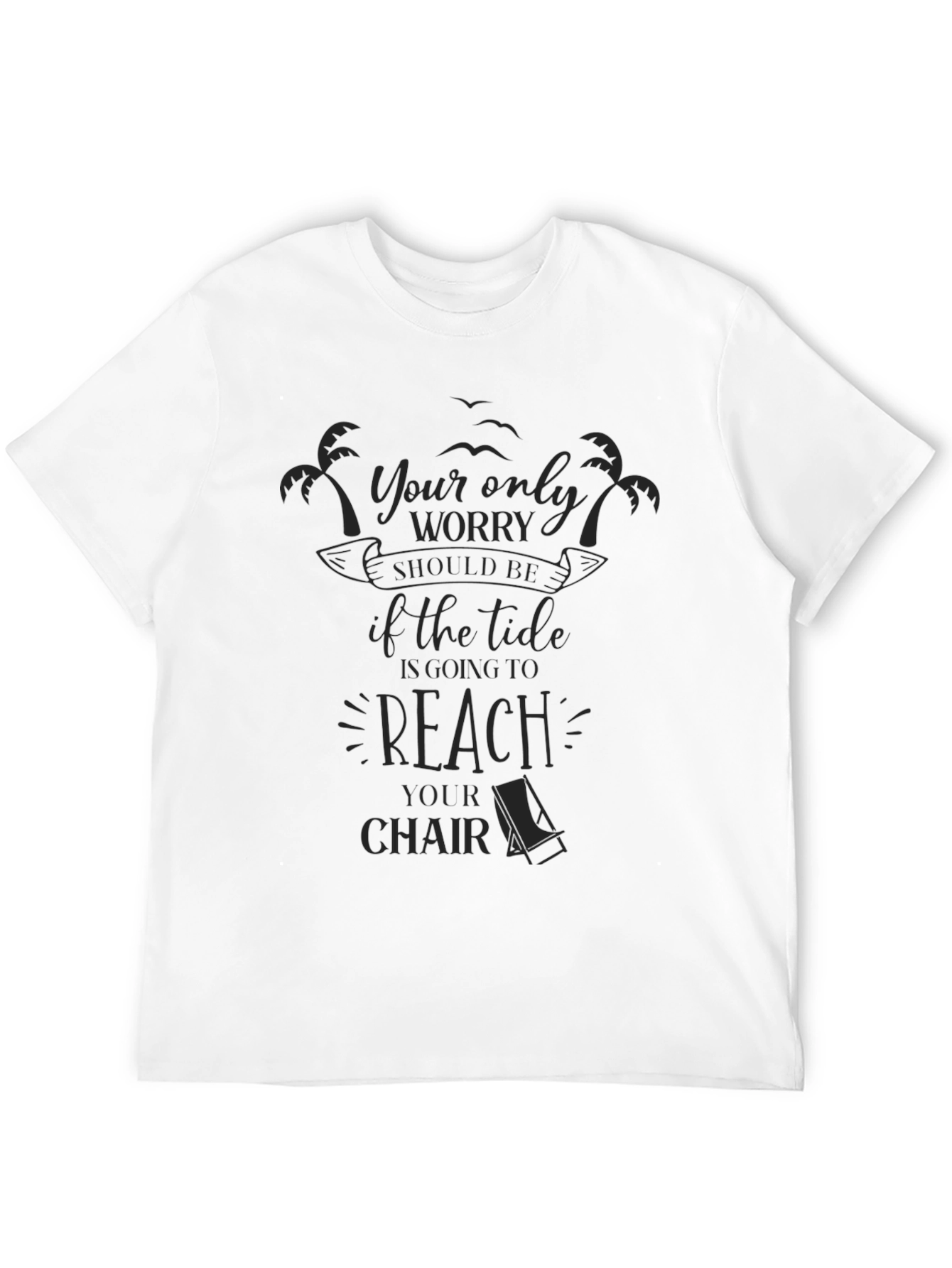 Relaxed Beach Tide Worry T-Shirt