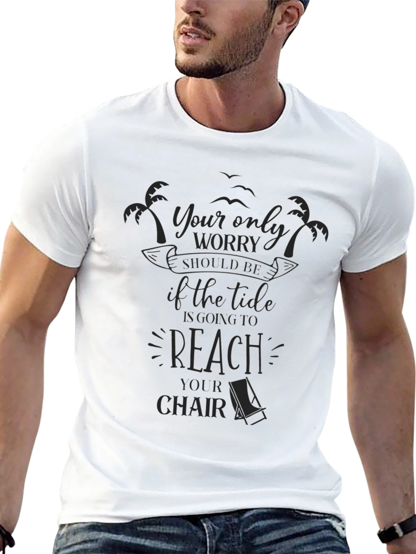 Relaxed Beach Tide Worry T-Shirt