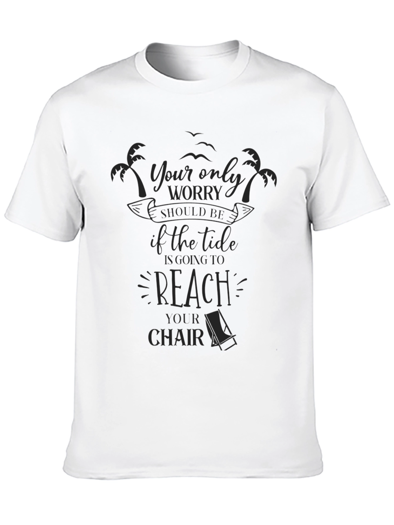 Relaxed Beach Tide Worry T-Shirt
